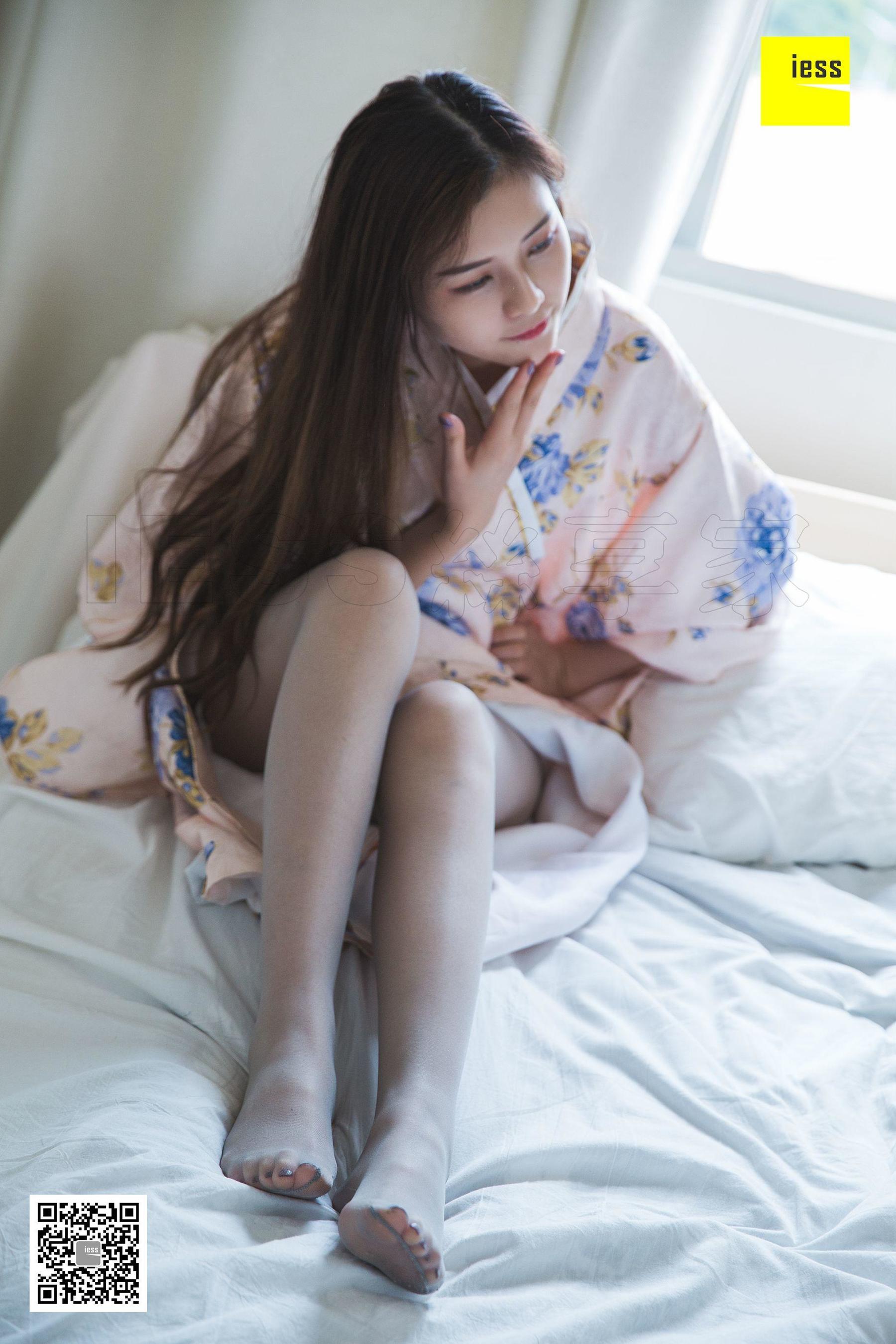 模特 九妹《九妹和服灰丝》-图75