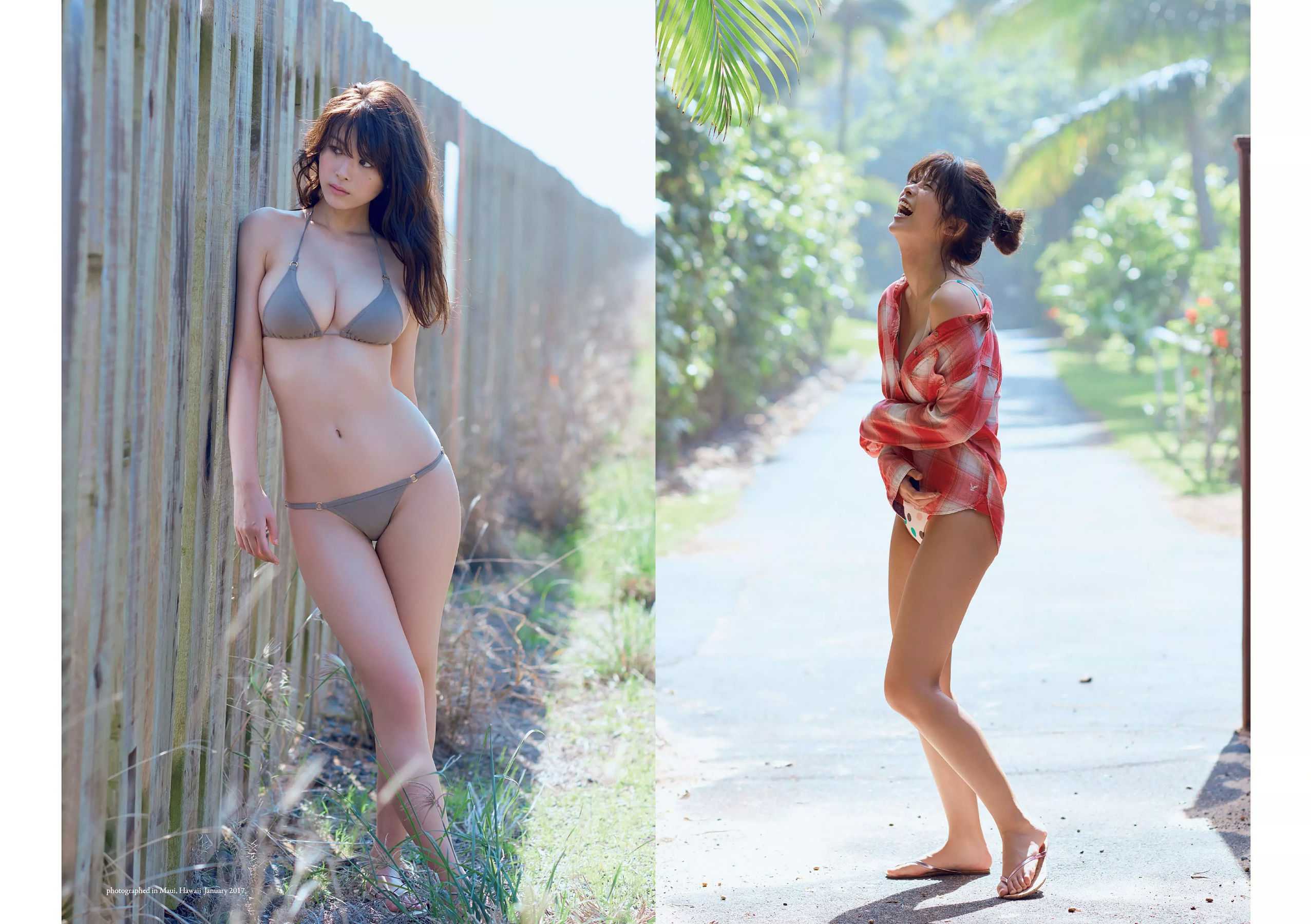 馬場ふみか 傳谷英里香 小宮有紗 山地まり 朝香りほ 林田真尋 下村実生 木村花  2017年No.44 写真杂志-图6