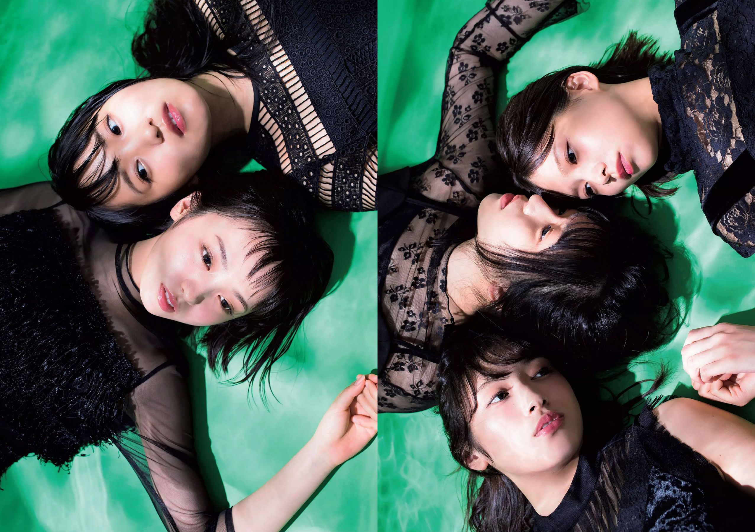 欅坂46 華村あすか 久住小春 佐藤美希 柴田阿弥  2017年No.45 写真杂志-图5