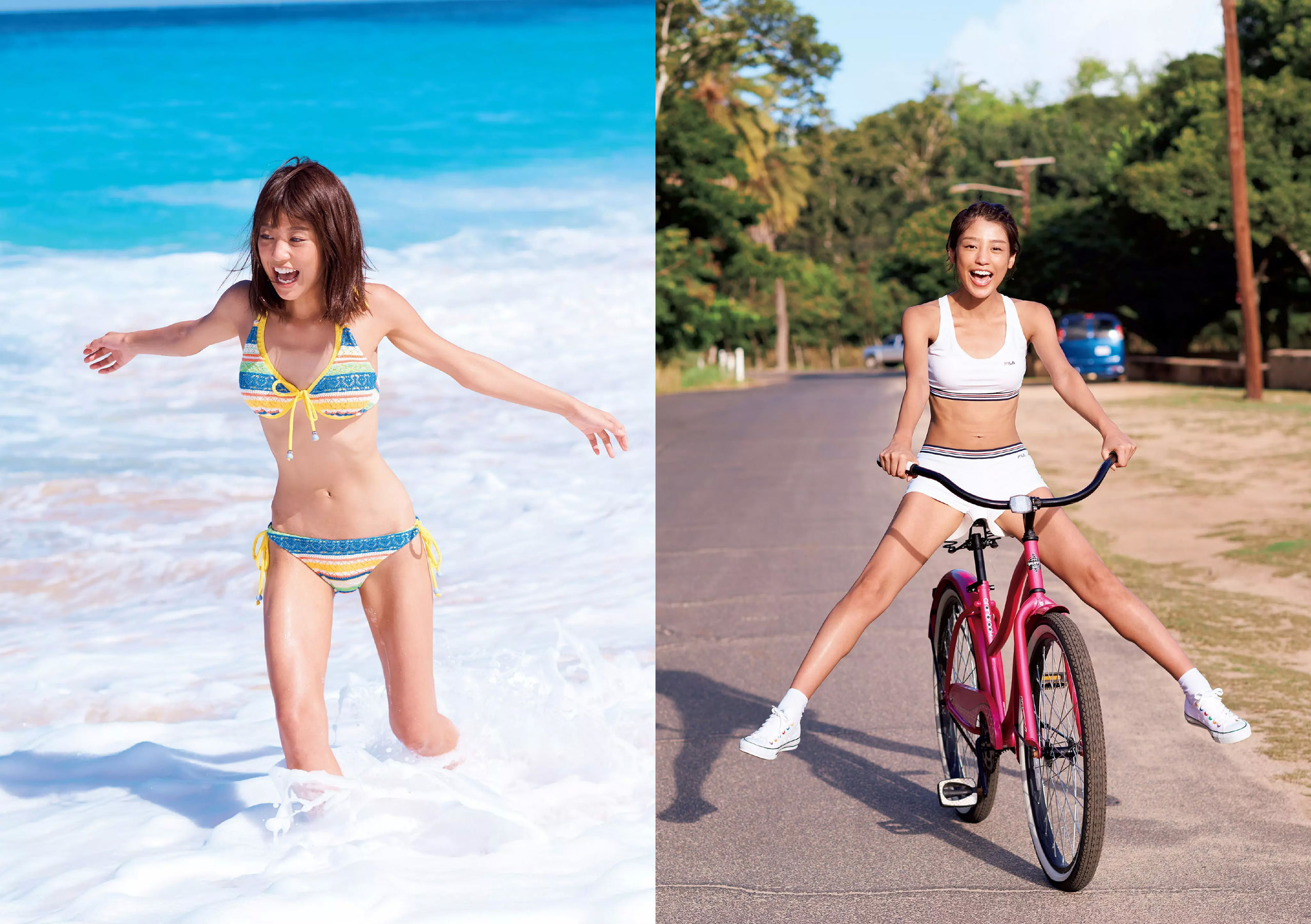 鈴木友菜 関水渚 福島雪菜 わちみなみ 岡副麻希 三城千咲 山崎真実  2018年No.08 写真杂志-图18