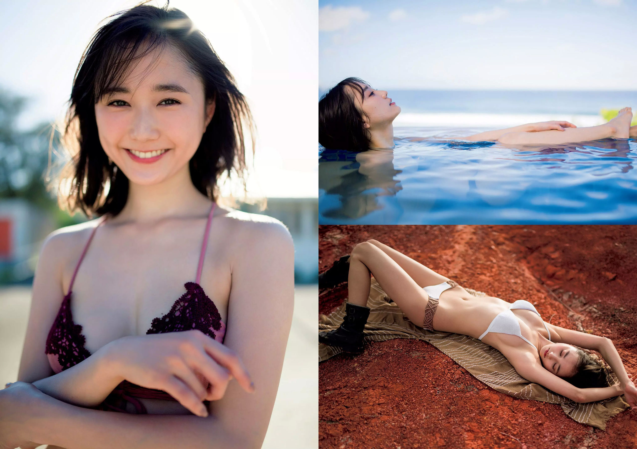鈴木友菜 関水渚 福島雪菜 わちみなみ 岡副麻希 三城千咲 山崎真実  2018年No.08 写真杂志-图3