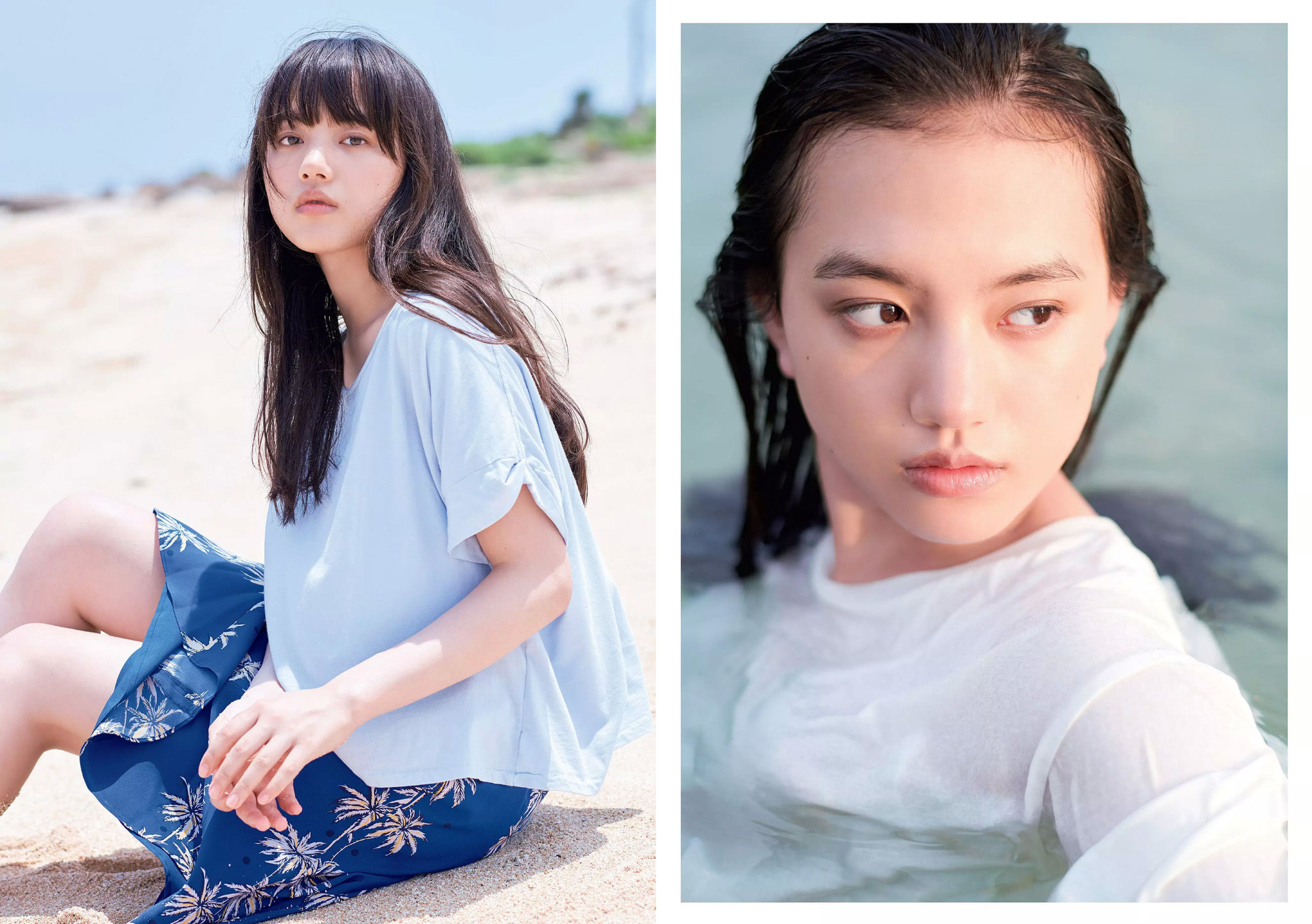 加治ひとみ 須田亜香里 永尾まりや 佐野ひなこ 清原果耶 石神澪  2018年No.32 写真杂志-图19