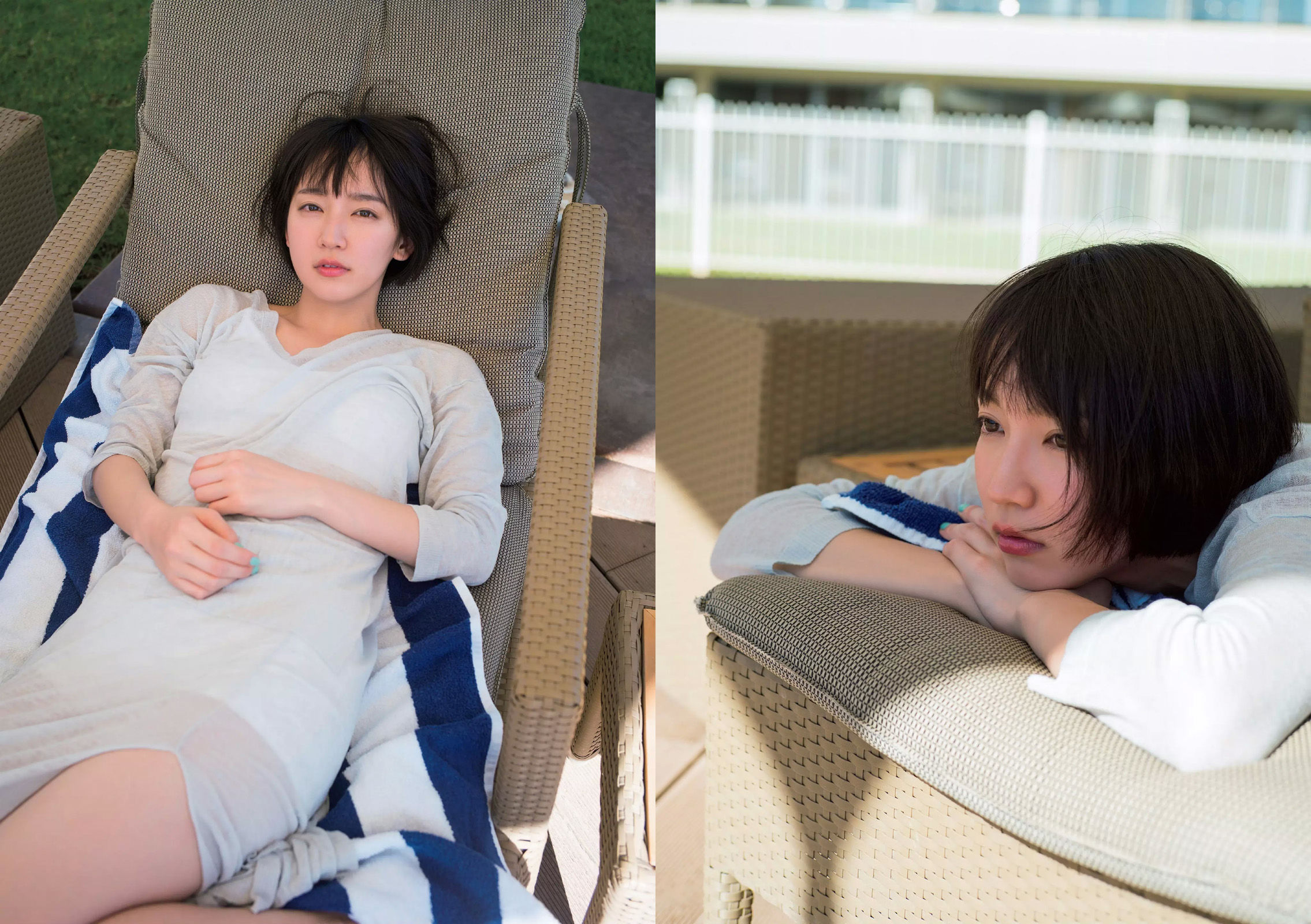 吉岡里帆 小倉優香 傳谷英里香 玉田志織 大原優乃 小宮有紗 梅澤美波 加治ひとみ 忍野さら 桃月なしこ 藤木由貴  2018年No.34-35 写真杂志-图2