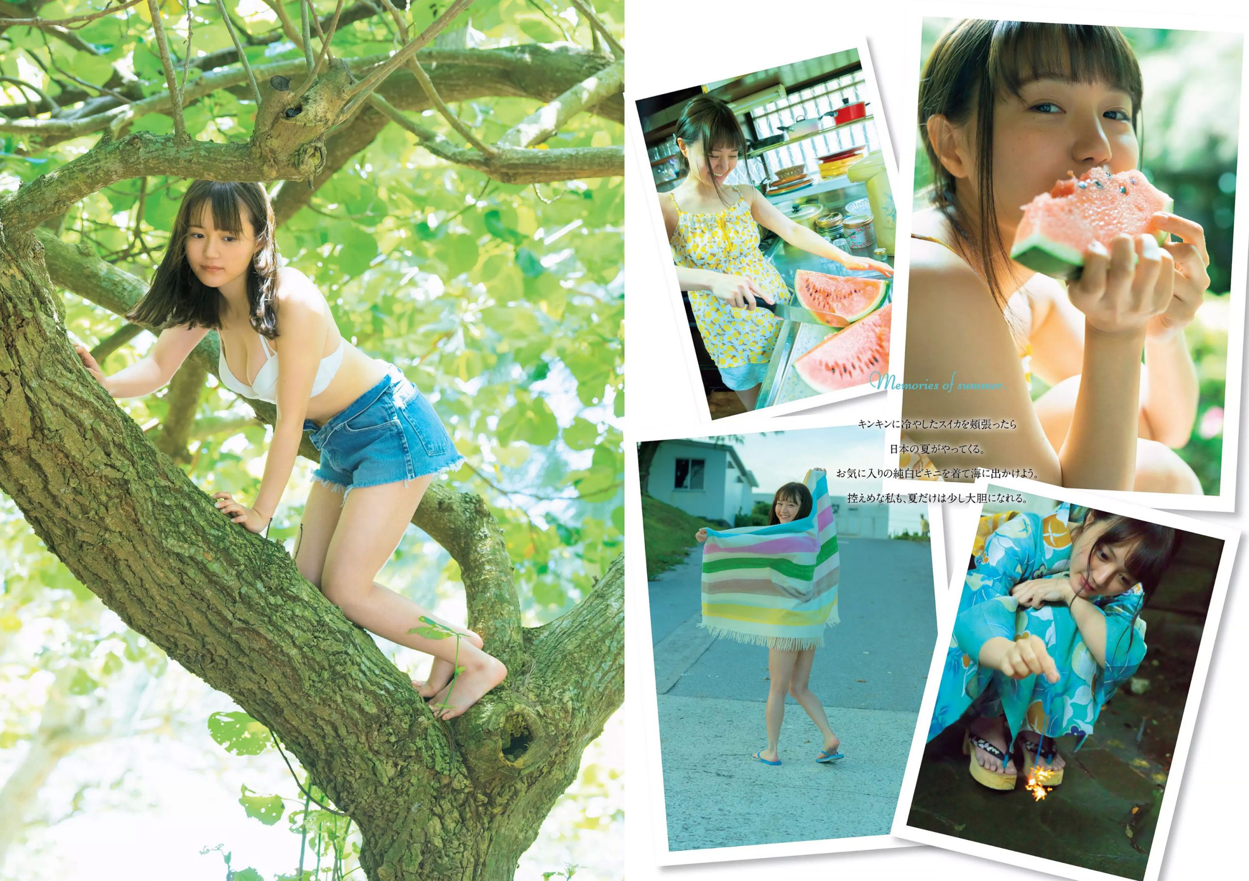 ロン?モンロウ 大場美奈 小室さやか 安藤咲桜 奈緒 ケイナ 尾崎由香  2018年No.37 写真杂志-图27