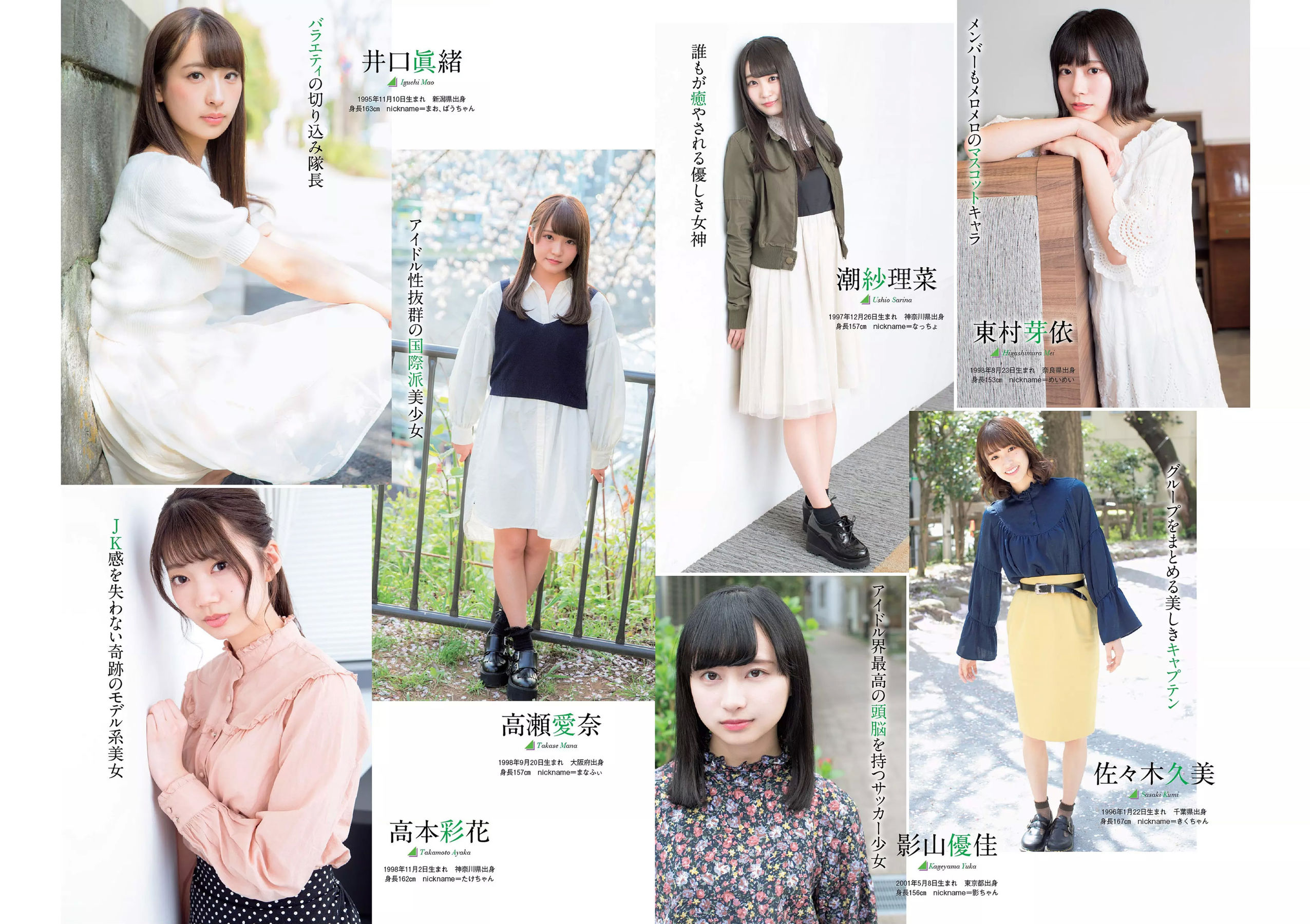 今田美桜 大原優乃 真島なおみ 井口綾子 荻野由佳 華村あすか 彩川ひなの  2018年No.39 写真杂志-图36