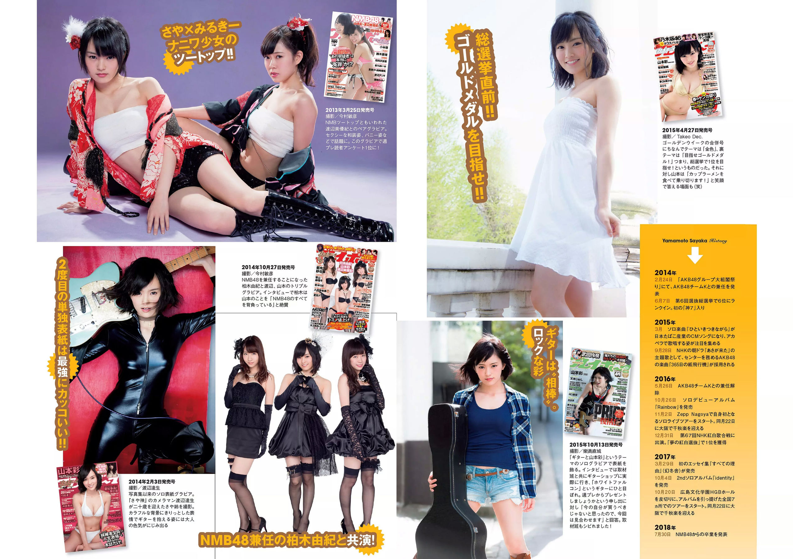 松井珠理奈 AKB48 小倉優香 久間田琳加 逢沢りな 山本彩  2018年No.44 写真杂志-图29