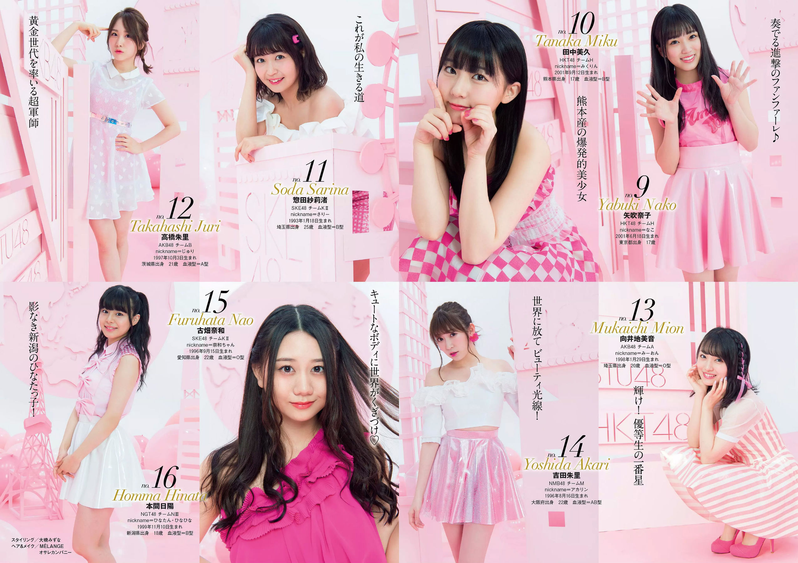 松井珠理奈 AKB48 小倉優香 久間田琳加 逢沢りな 山本彩  2018年No.44 写真杂志-图4