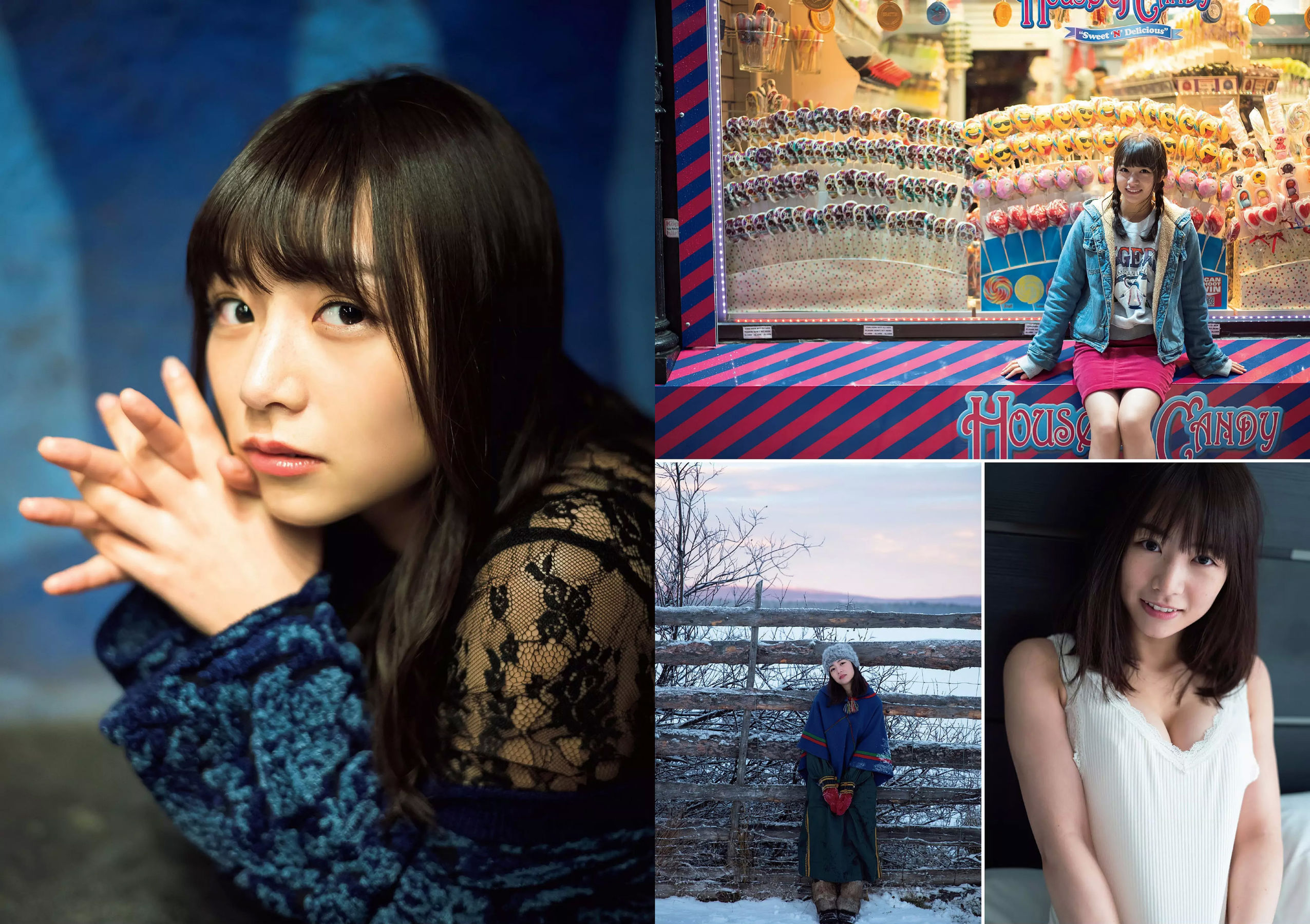 西野七瀬 傳谷英里香 大原優乃 忍野さら えなこ RENA 北野日奈子  2019年No.01-02 写真杂志-图32