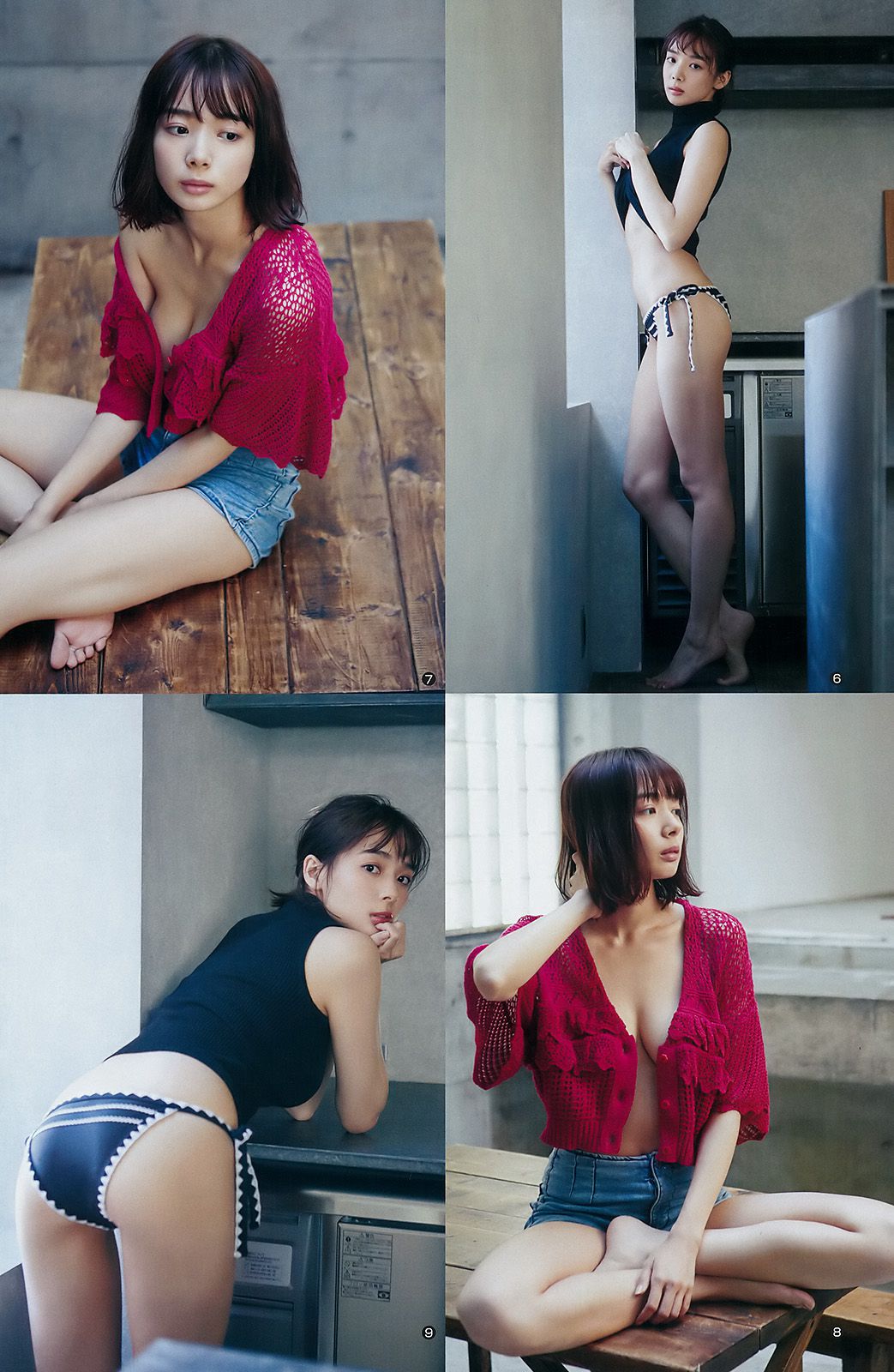 松田るか 岡田紗佳 竹内愛紗  2018年No.02 写真杂志-图11