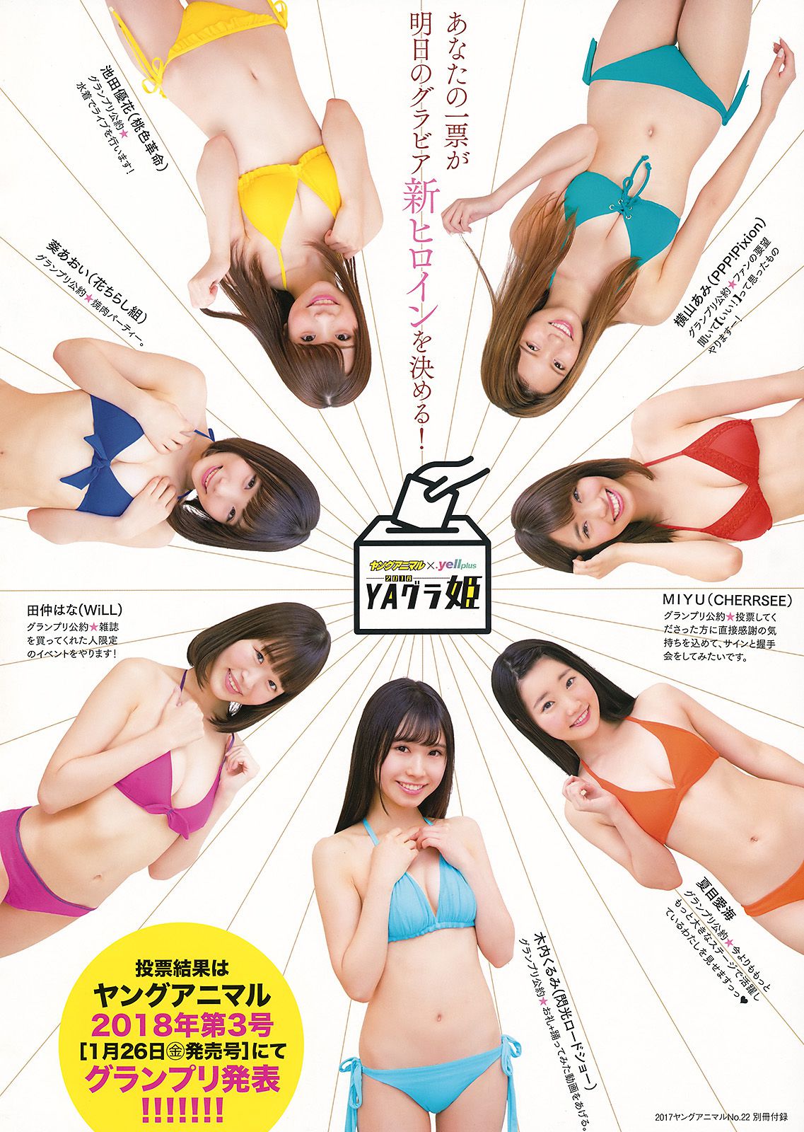 池田優花 葵あおい MIYU 夏目爱海 木内くるみ 横山あみ(横山亚美)  2017年No.22 写真杂志-图32