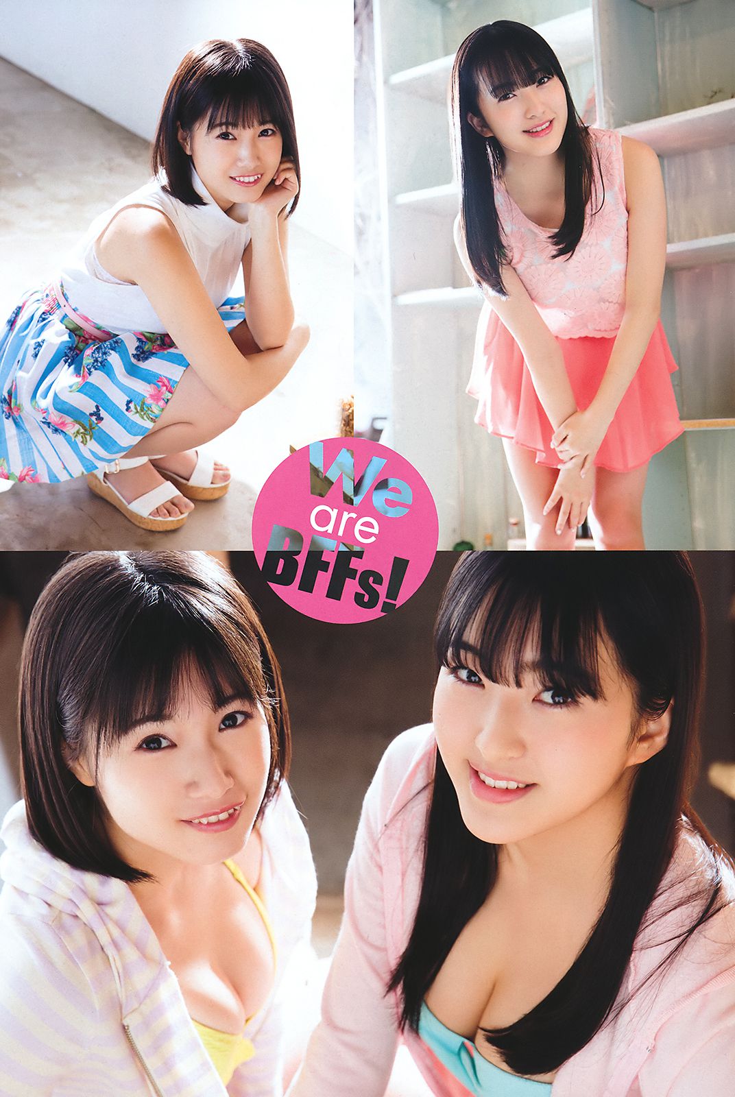 田島芽瑠 朝長美桜 村川緋杏  2018年No.10 写真杂志-图2