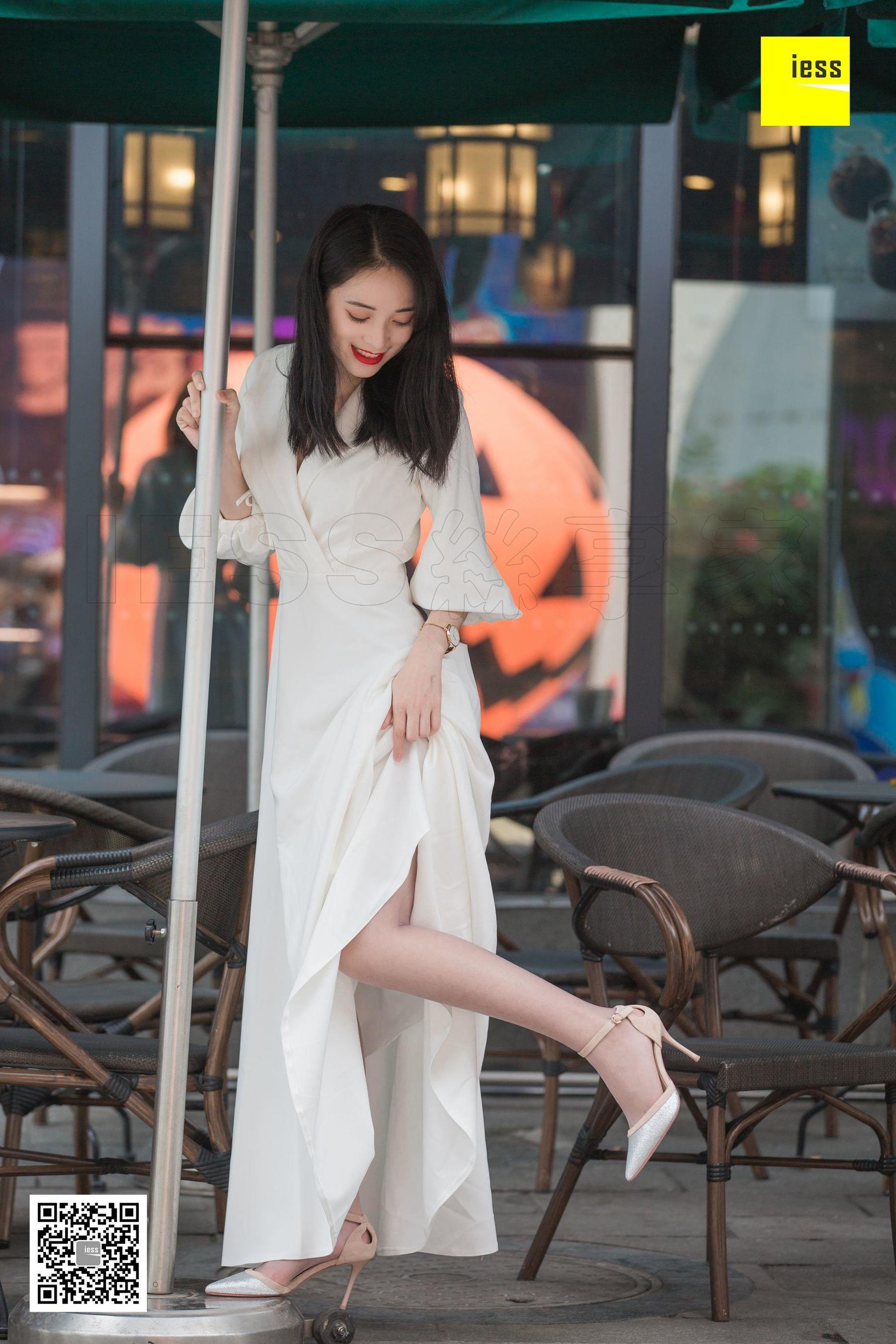 模特：姗姗 《烈焰红唇白长裙》-图9