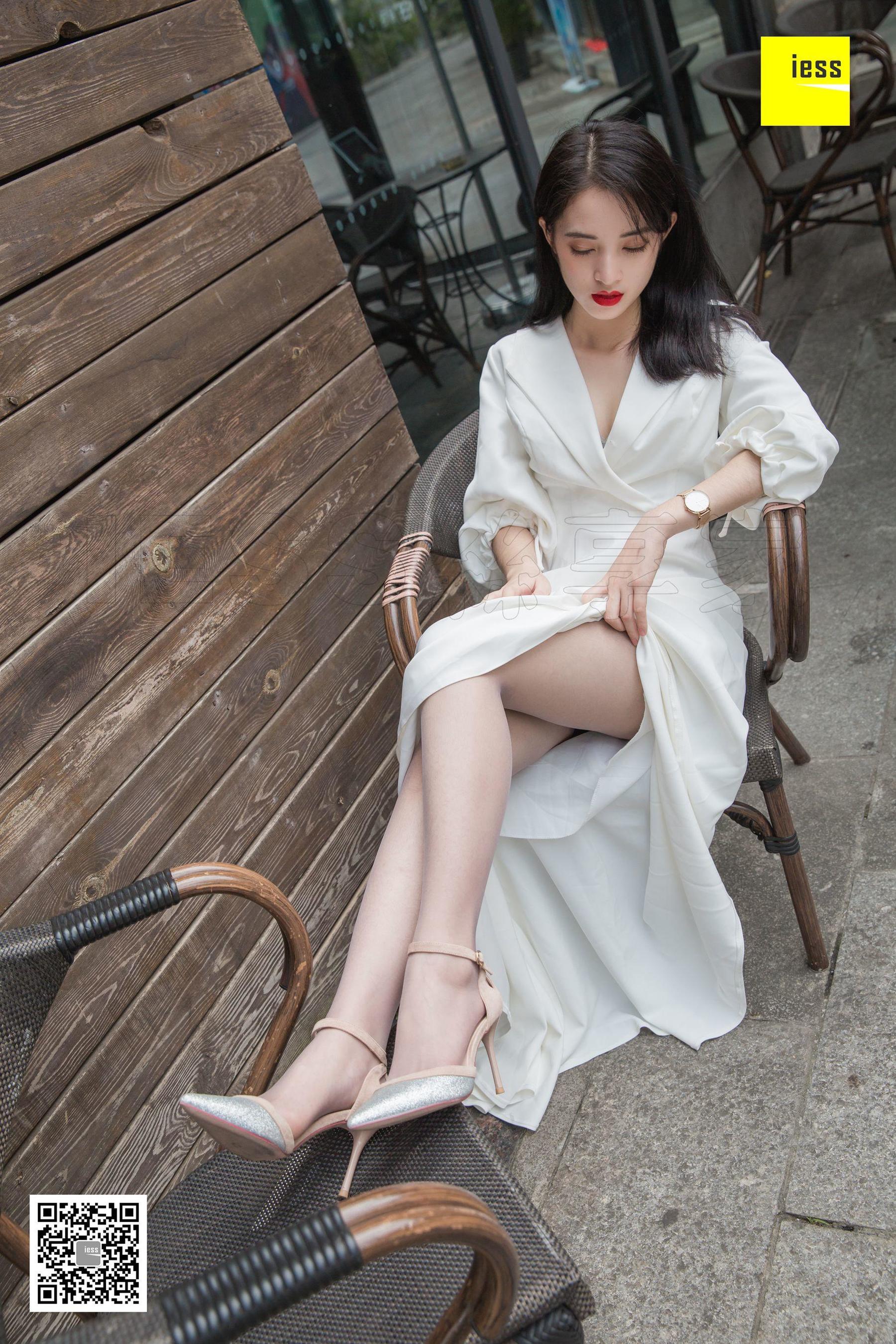 模特：姗姗 《烈焰红唇白长裙》-图30
