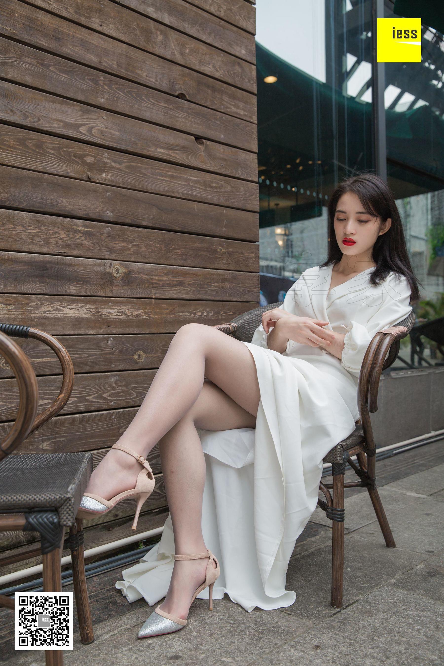 模特：姗姗 《烈焰红唇白长裙》-图35