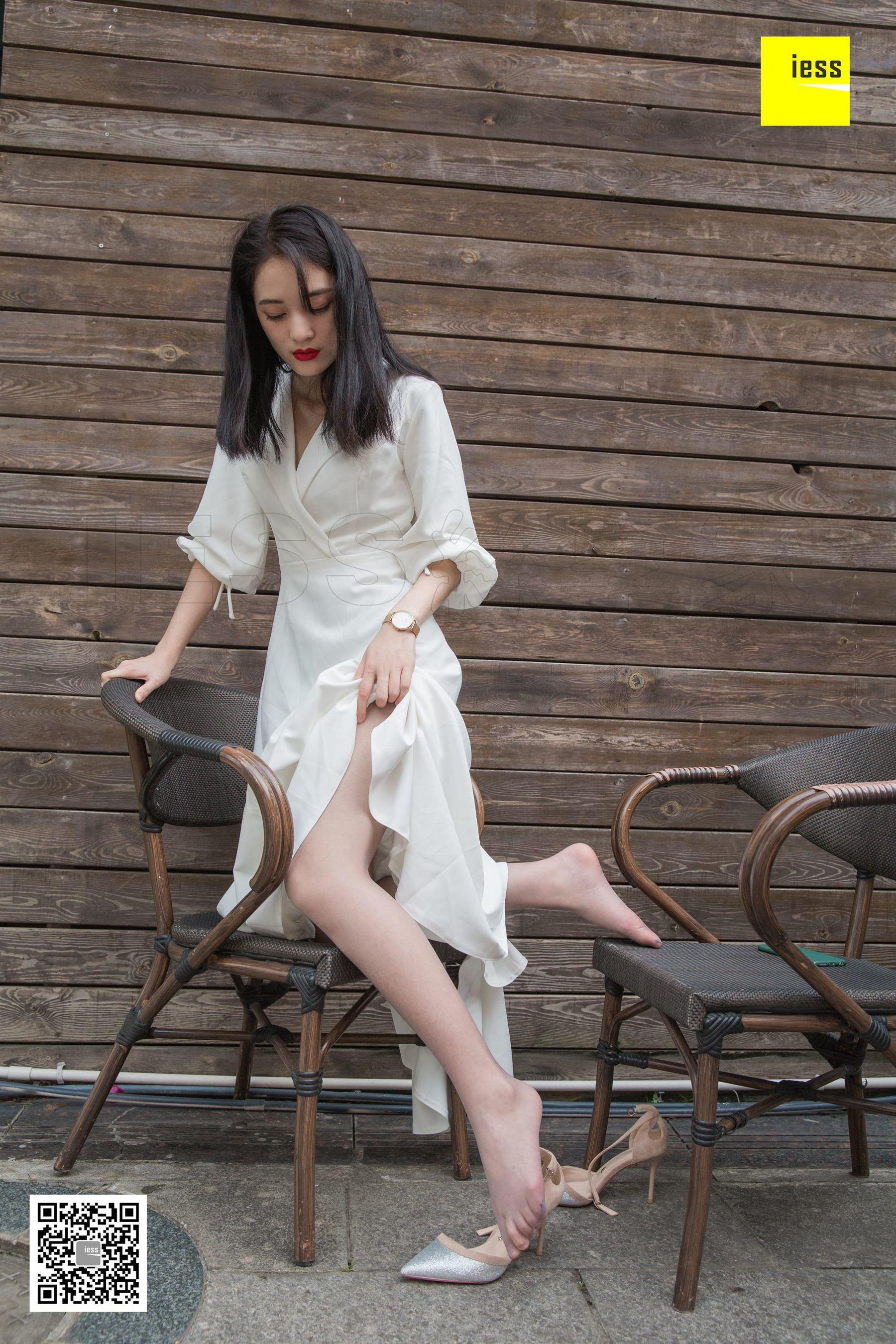 模特：姗姗 《烈焰红唇白长裙》-图76