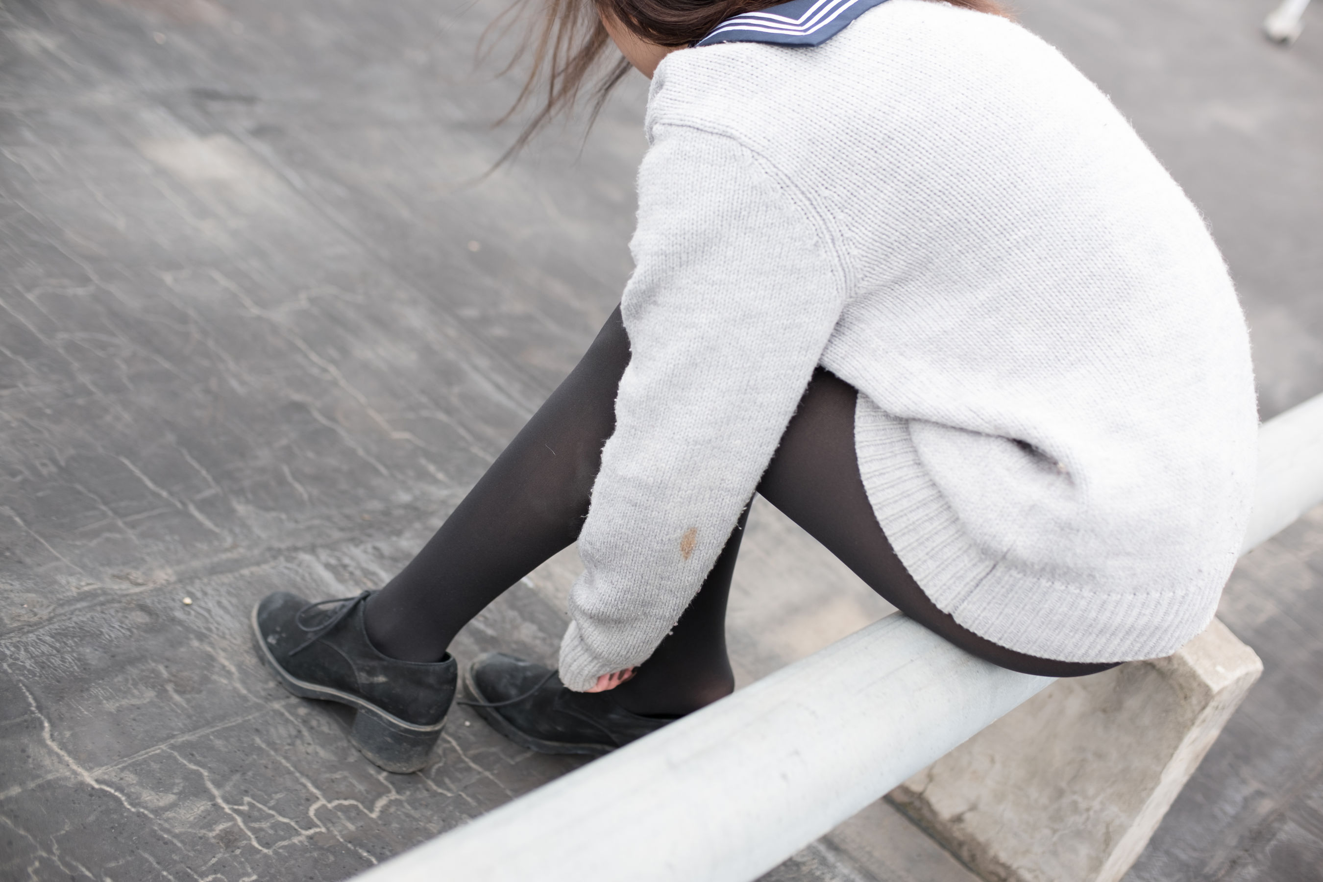 BETA-007 楼梯间的黑丝小妹-图15