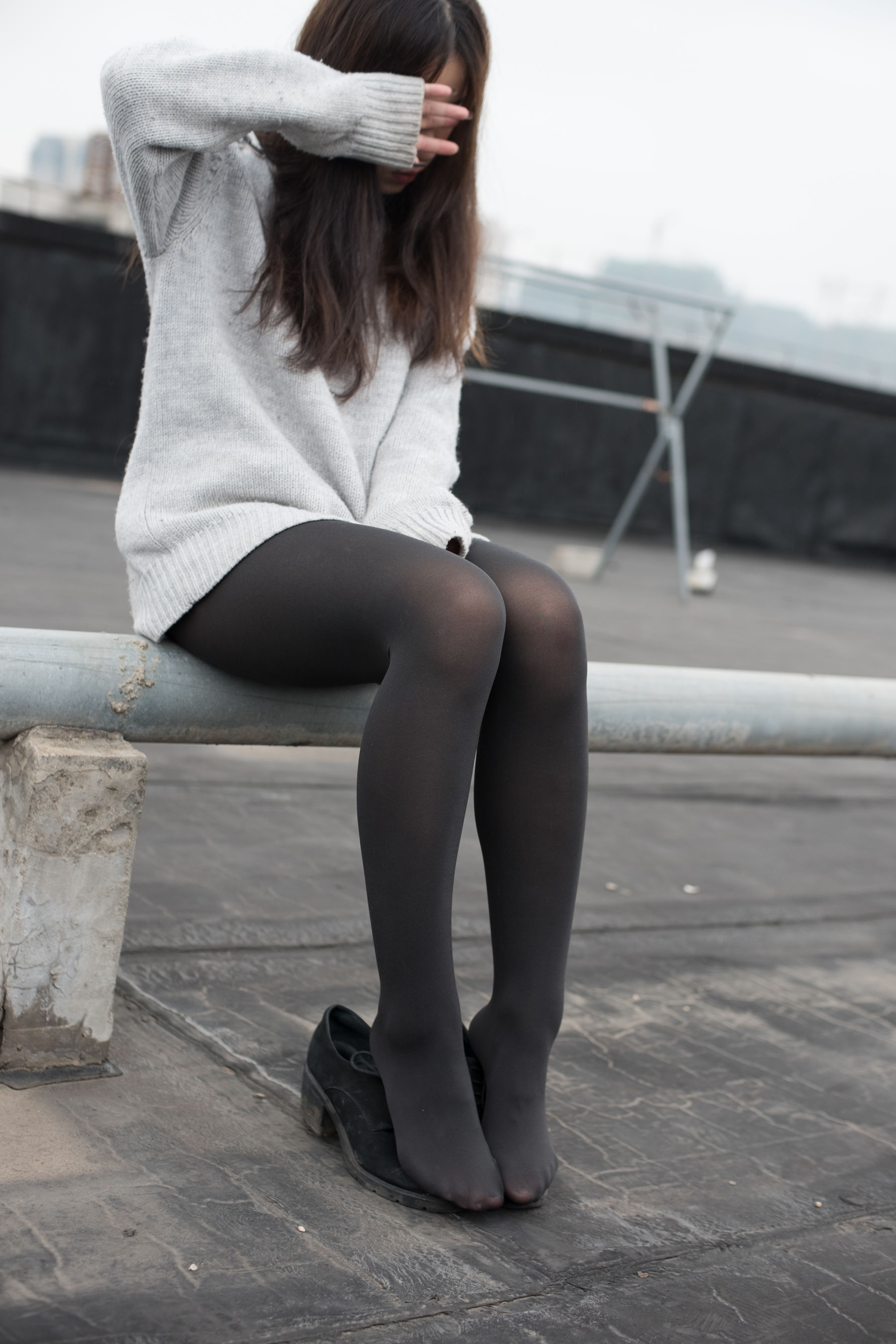 BETA-007 楼梯间的黑丝小妹-图6