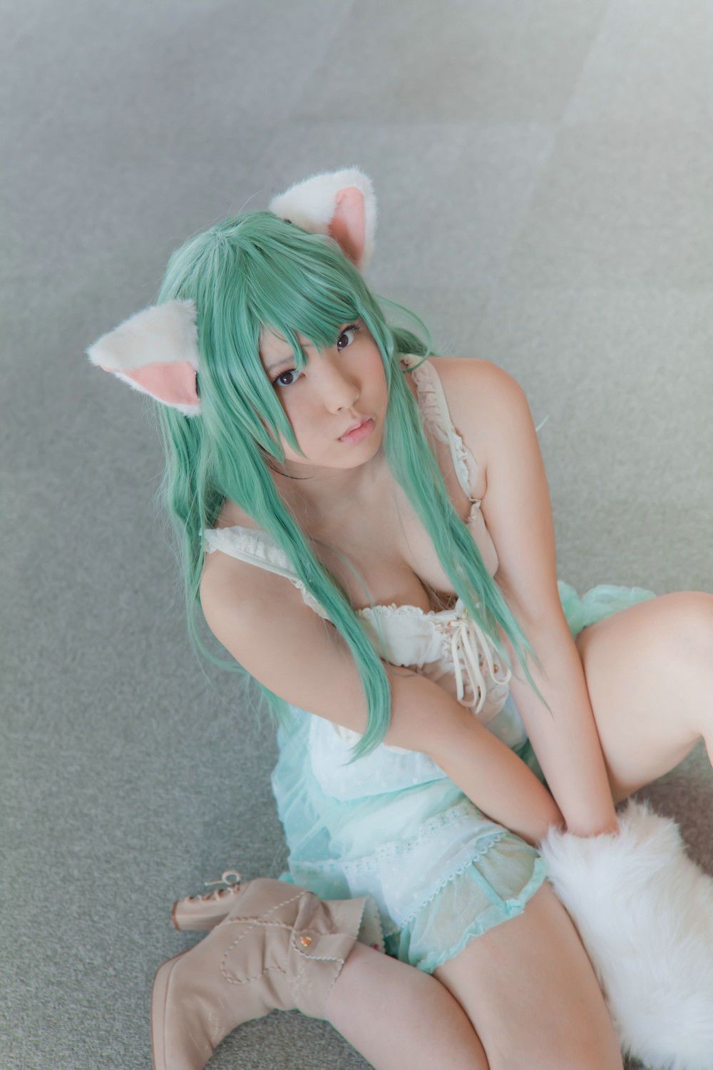 Enako(えなこ)  Necomimi (ネコ耳)(White)-图9
