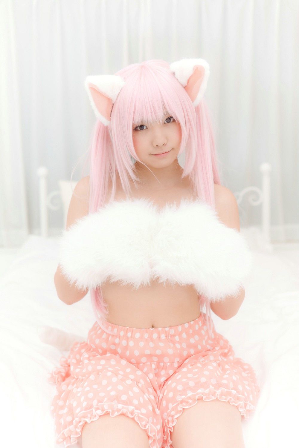 Enako(えなこ)  Necomimi (ネコ耳)(White)-图99