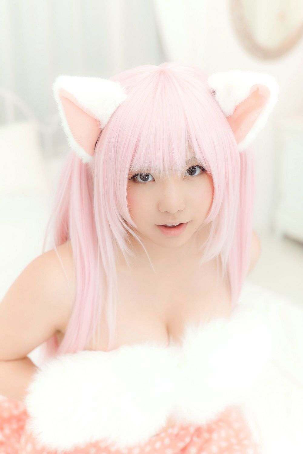 Enako(えなこ)  Necomimi (ネコ耳)(White)-图100