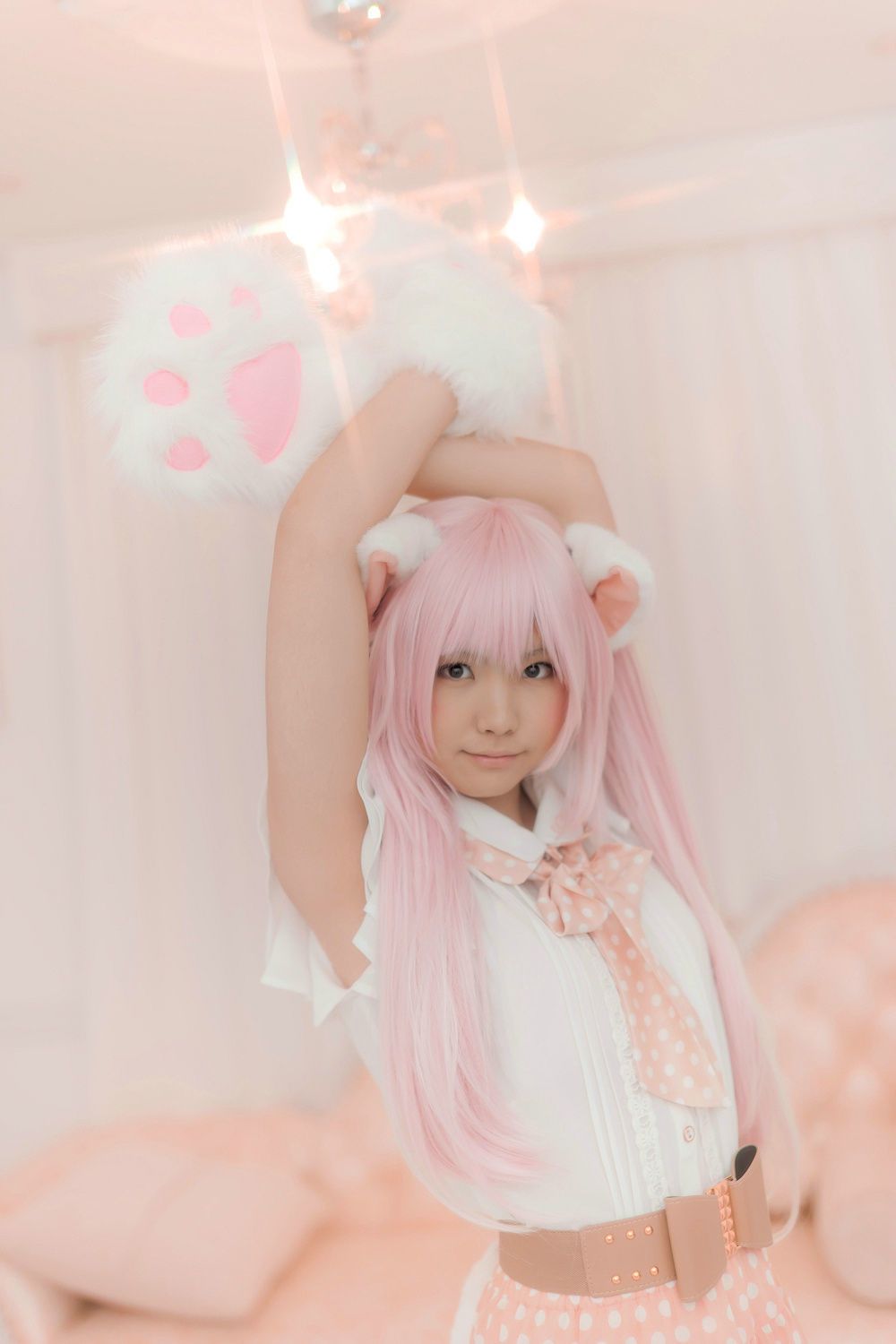 Enako(えなこ)  Necomimi (ネコ耳)(White)-图101