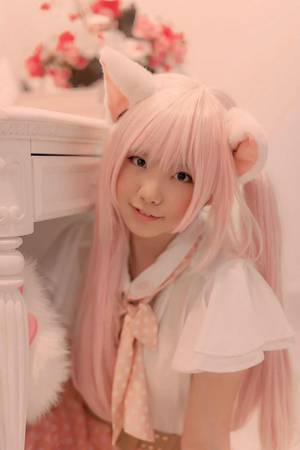Enako(えなこ)  Necomimi (ネコ耳)(White)-图104
