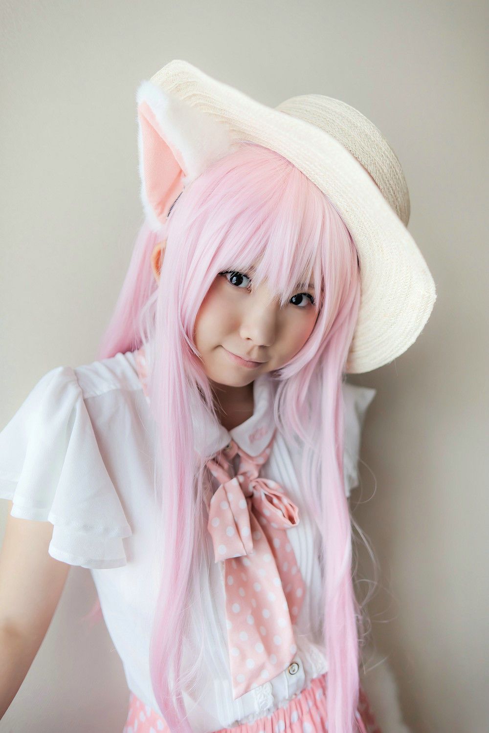 Enako(えなこ)  Necomimi (ネコ耳)(White)-图105