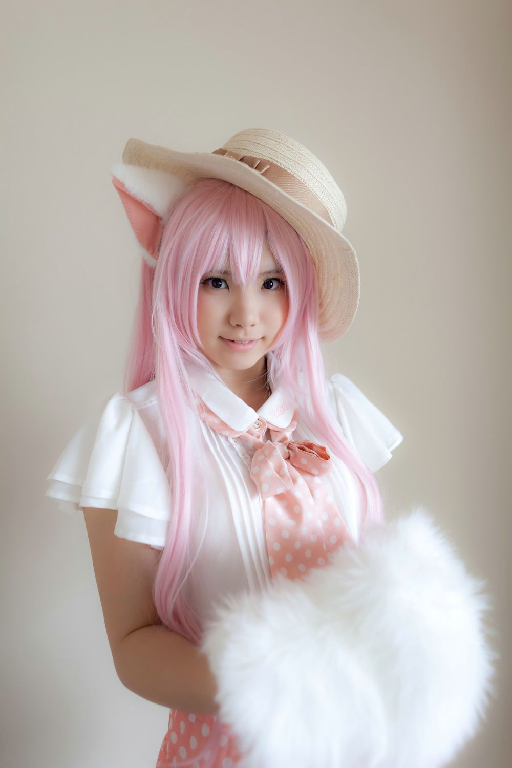 Enako(えなこ)  Necomimi (ネコ耳)(White)-图106