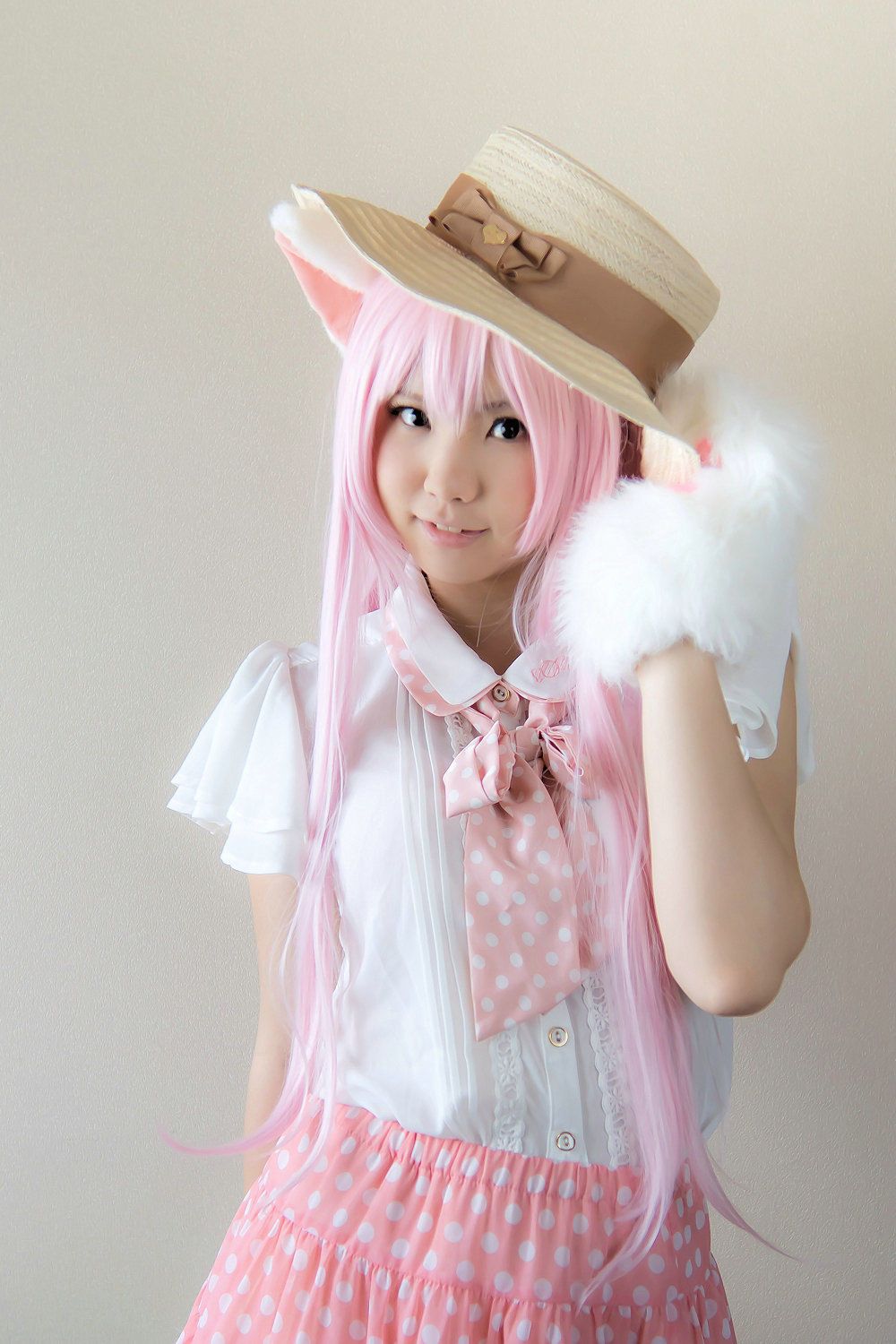 Enako(えなこ)  Necomimi (ネコ耳)(White)-图107
