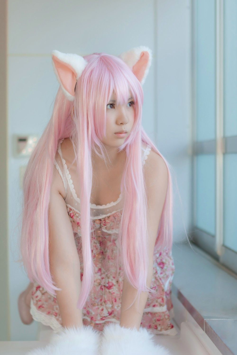 Enako(えなこ)  Necomimi (ネコ耳)(White)-图13
