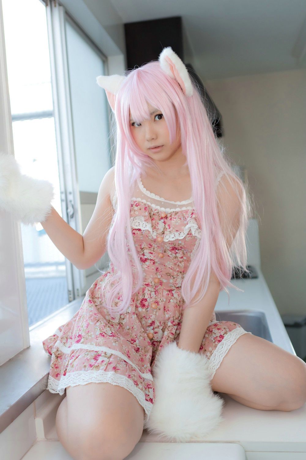 Enako(えなこ)  Necomimi (ネコ耳)(White)-图15