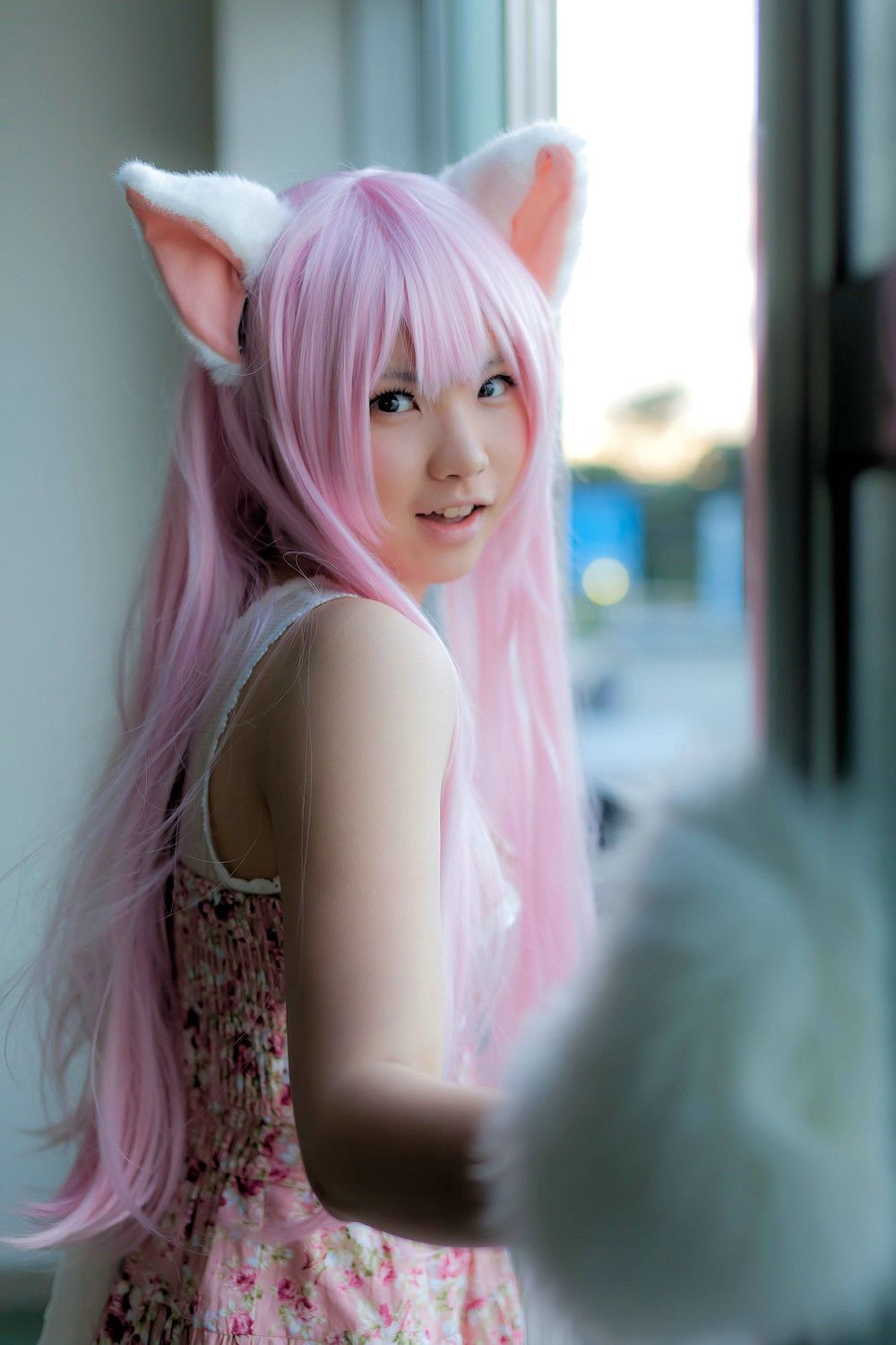 Enako(えなこ)  Necomimi (ネコ耳)(White)-图17