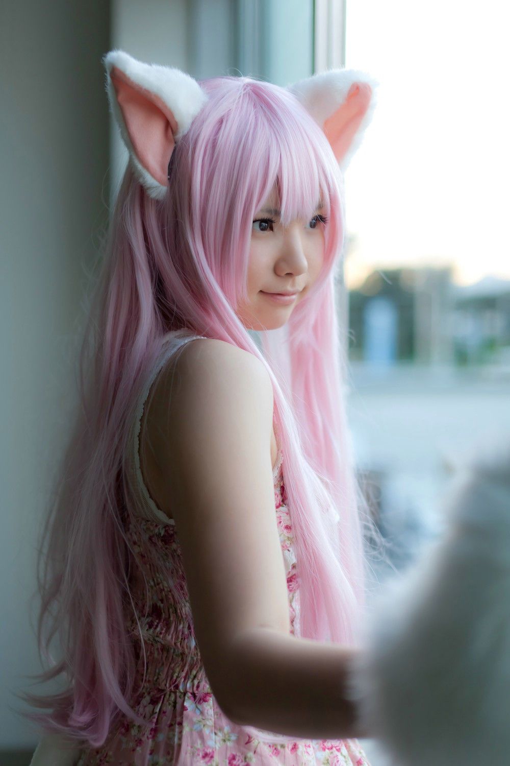 Enako(えなこ)  Necomimi (ネコ耳)(White)-图18