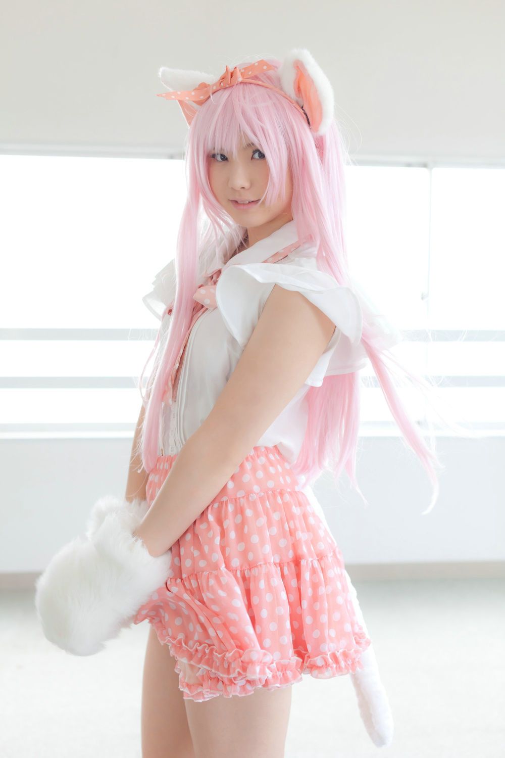 Enako(えなこ)  Necomimi (ネコ耳)(White)-图24