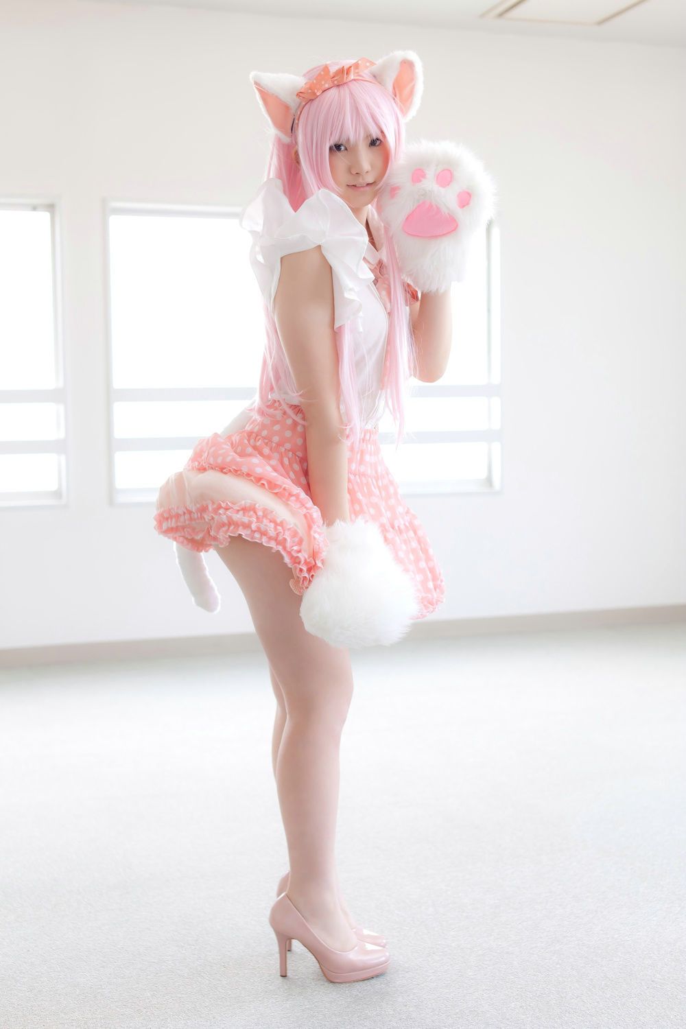 Enako(えなこ)  Necomimi (ネコ耳)(White)-图29