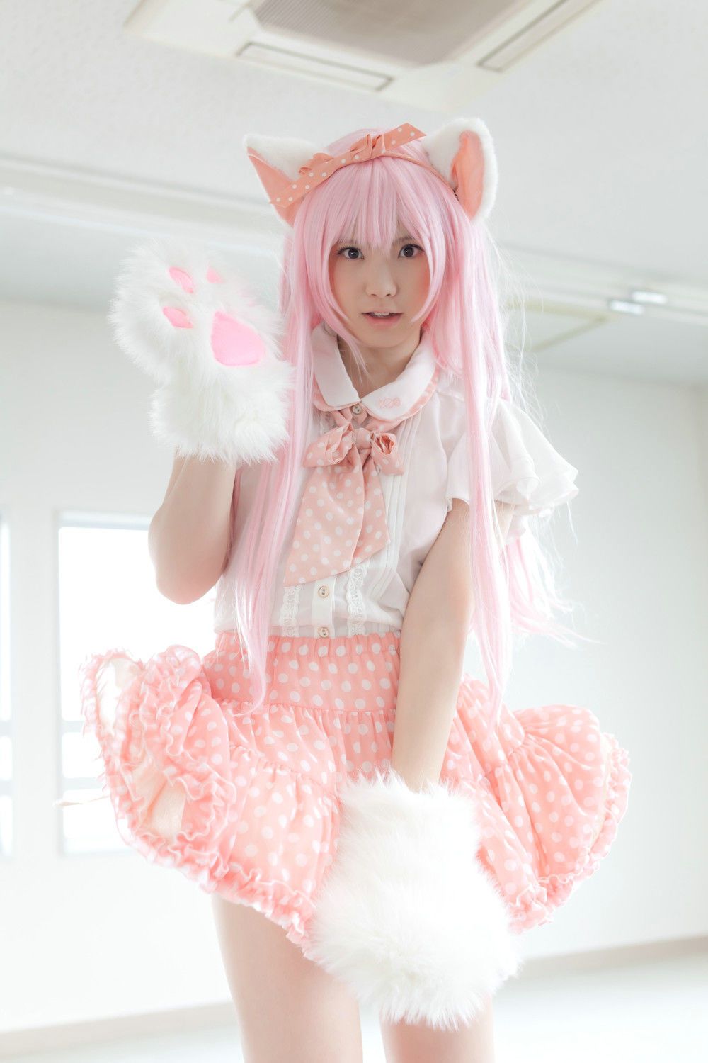Enako(えなこ)  Necomimi (ネコ耳)(White)-图31
