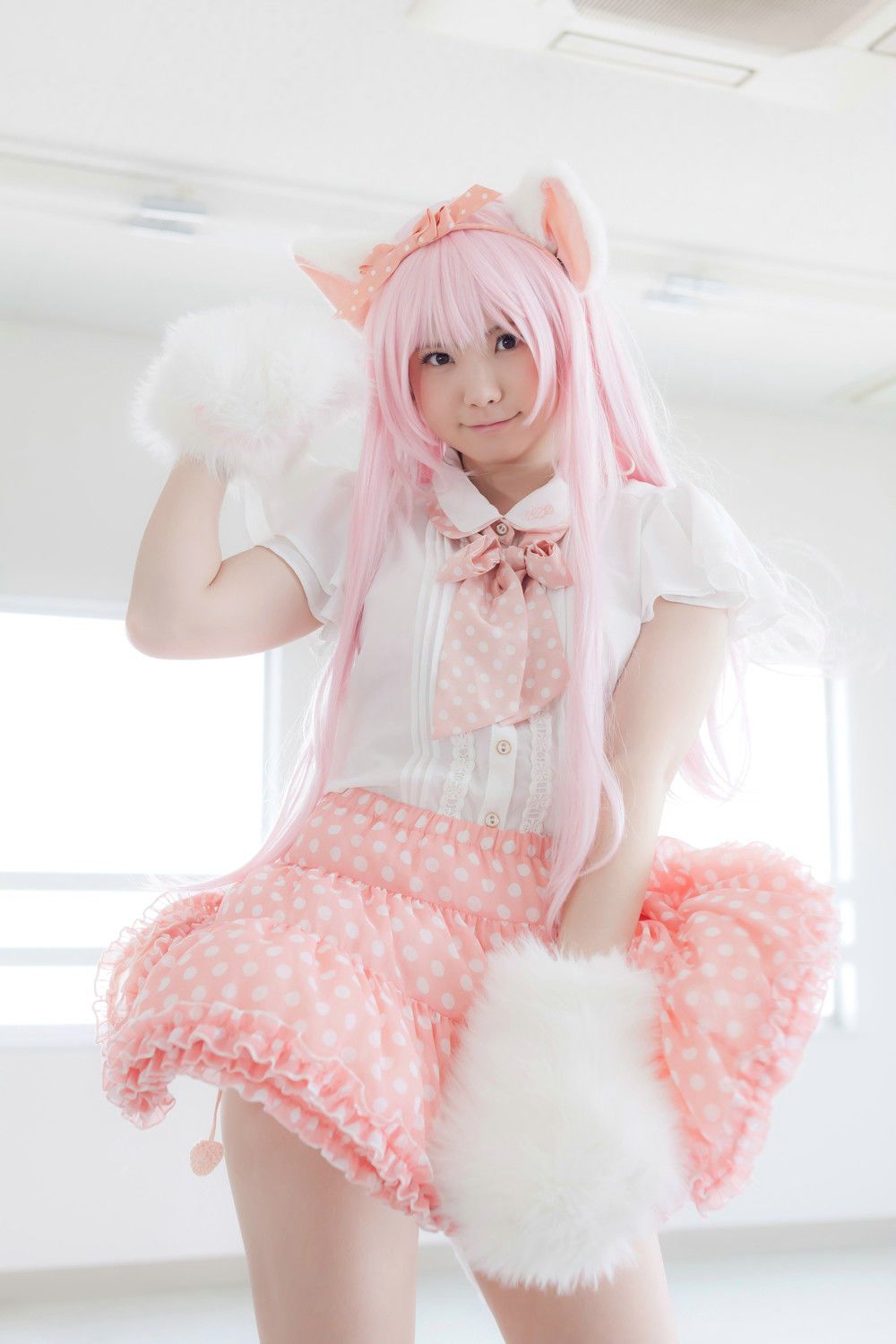 Enako(えなこ)  Necomimi (ネコ耳)(White)-图32