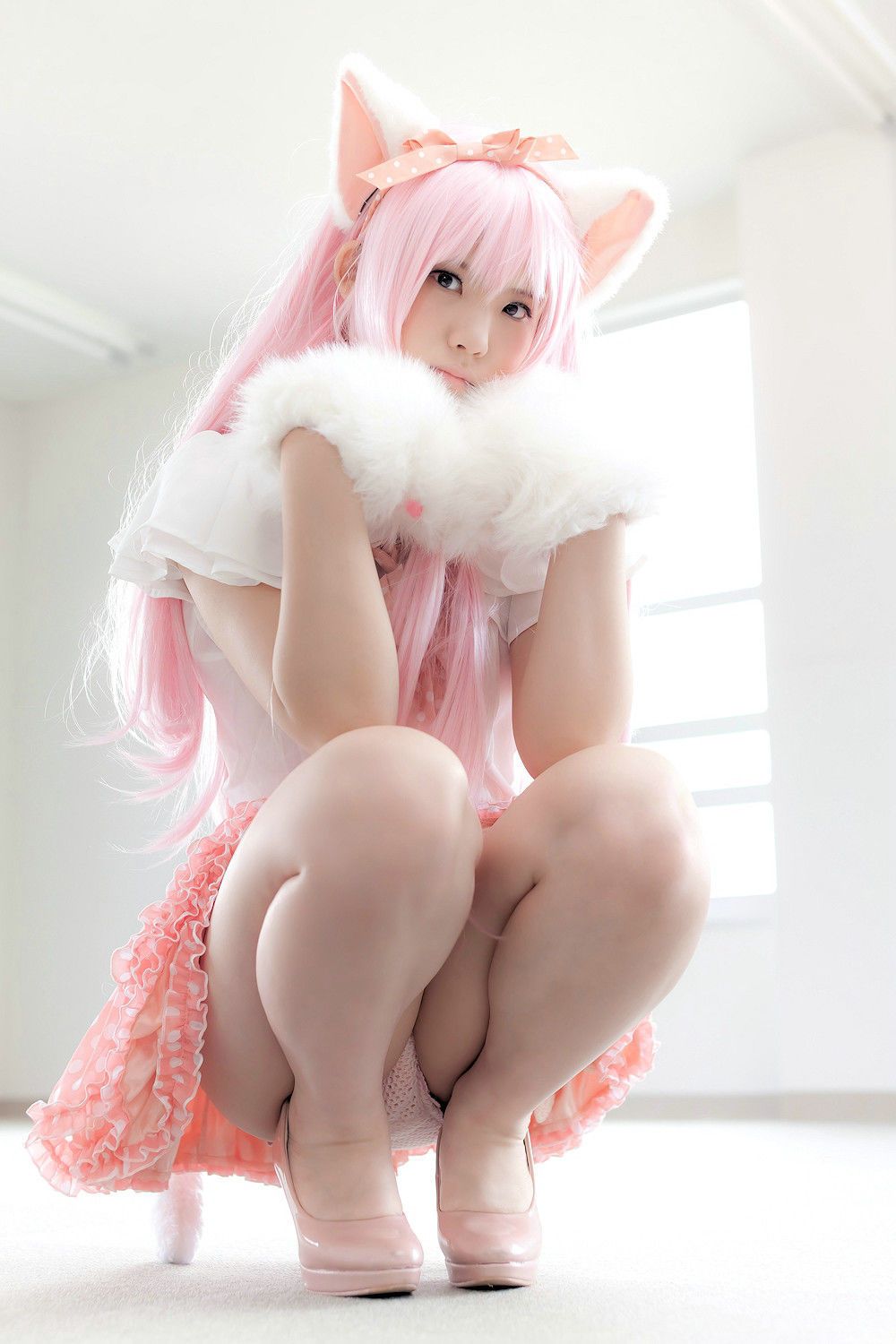Enako(えなこ)  Necomimi (ネコ耳)(White)-图36