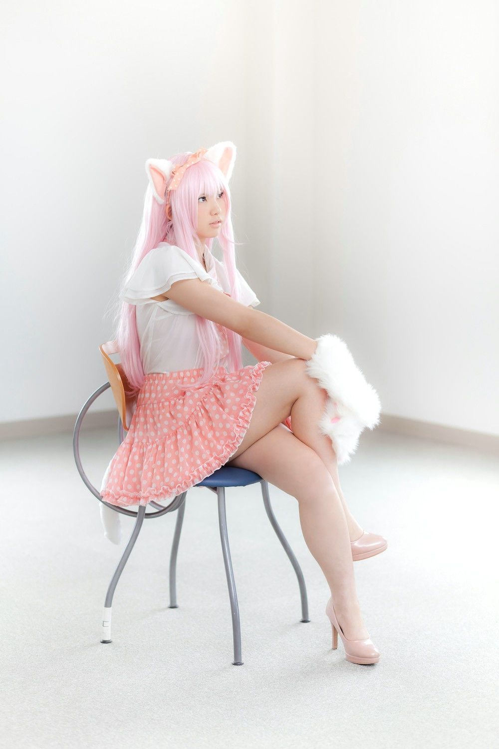 Enako(えなこ)  Necomimi (ネコ耳)(White)-图37