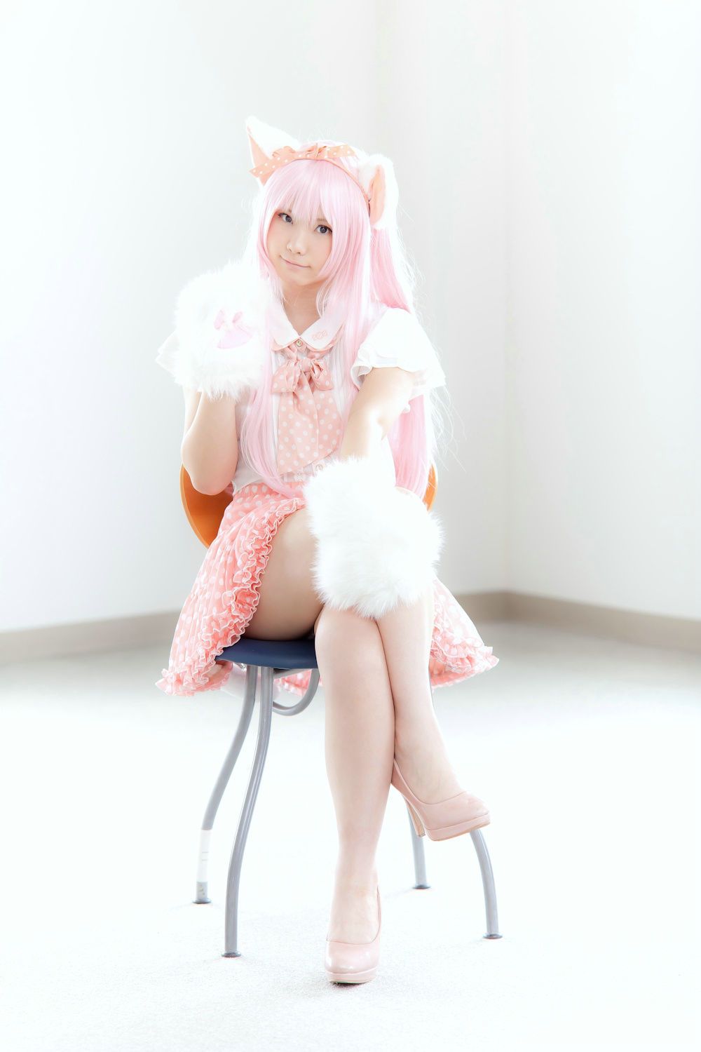 Enako(えなこ)  Necomimi (ネコ耳)(White)-图38