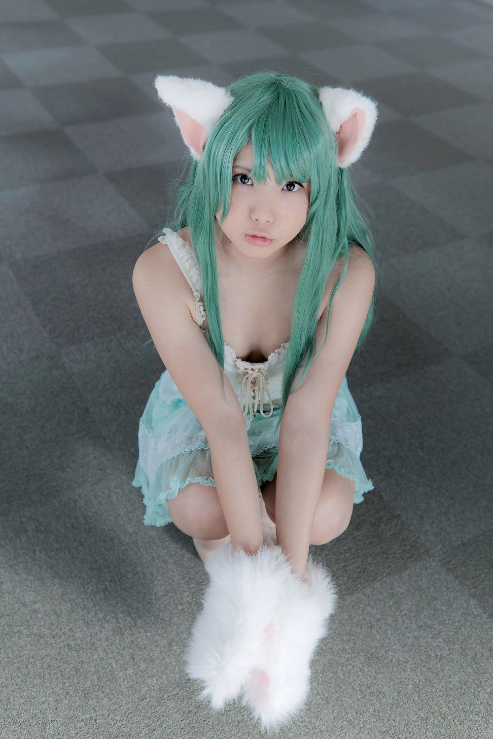Enako(えなこ)  Necomimi (ネコ耳)(White)-图3