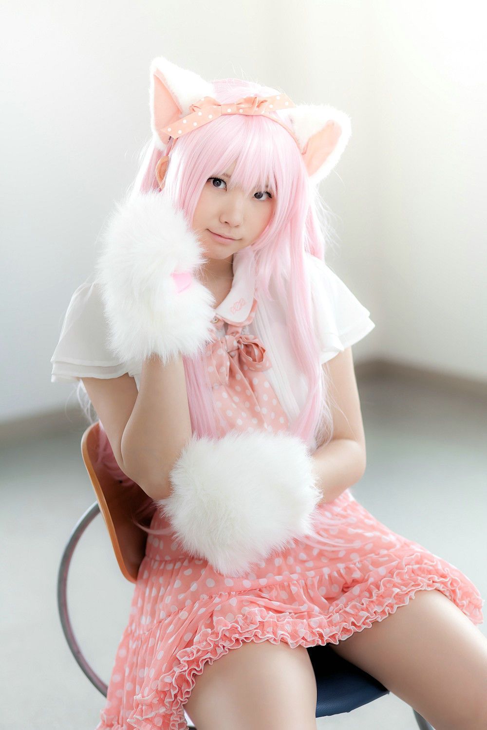 Enako(えなこ)  Necomimi (ネコ耳)(White)-图41