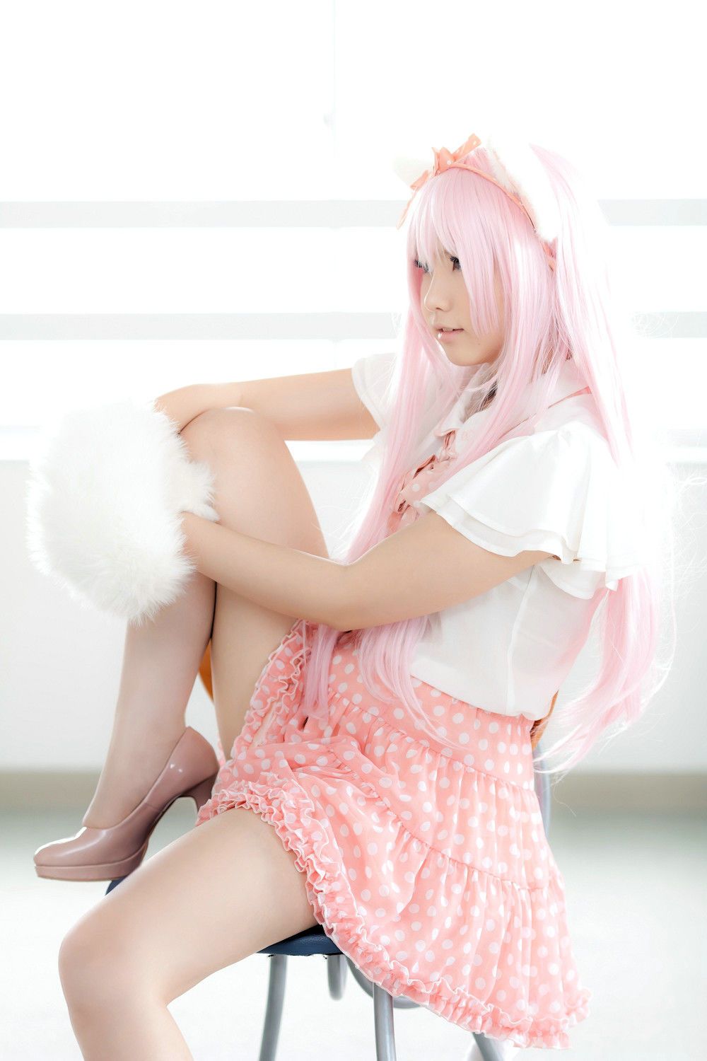 Enako(えなこ)  Necomimi (ネコ耳)(White)-图42