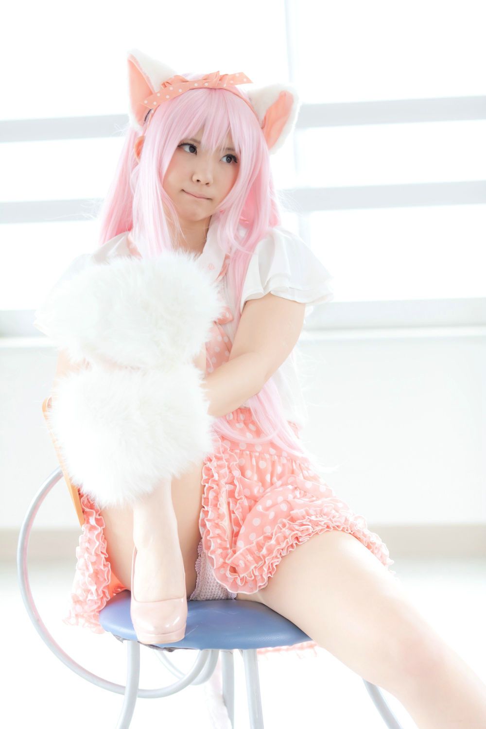 Enako(えなこ)  Necomimi (ネコ耳)(White)-图43
