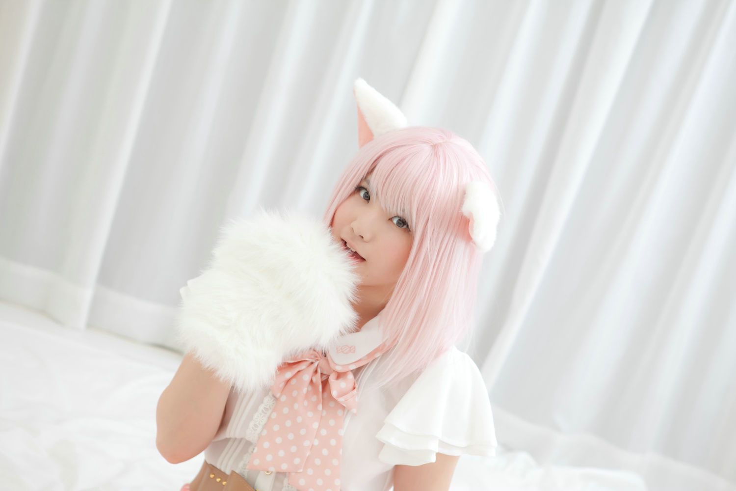 Enako(えなこ)  Necomimi (ネコ耳)(White)-图48