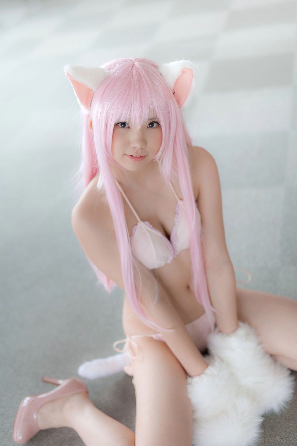 Enako(えなこ)  Necomimi (ネコ耳)(White)-图51