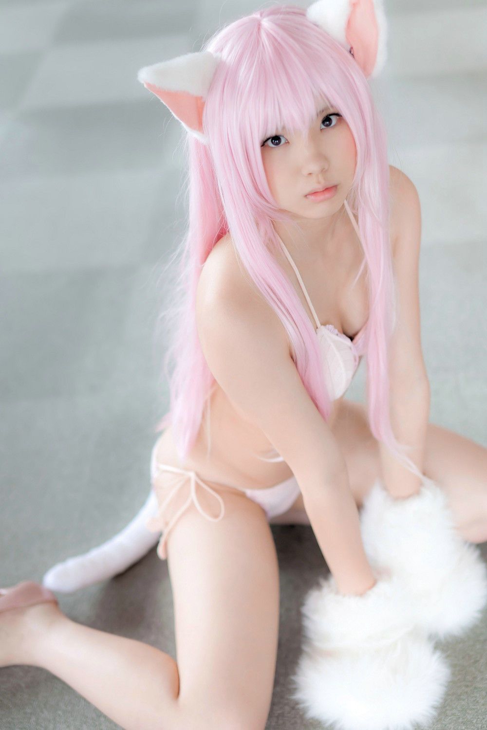 Enako(えなこ)  Necomimi (ネコ耳)(White)-图52