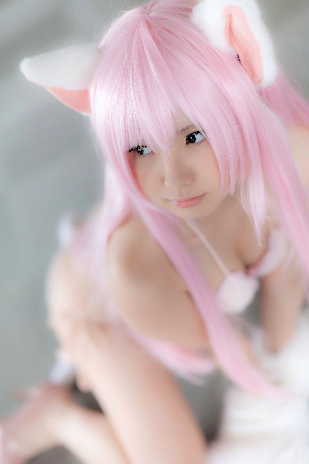 Enako(えなこ)  Necomimi (ネコ耳)(White)-图53
