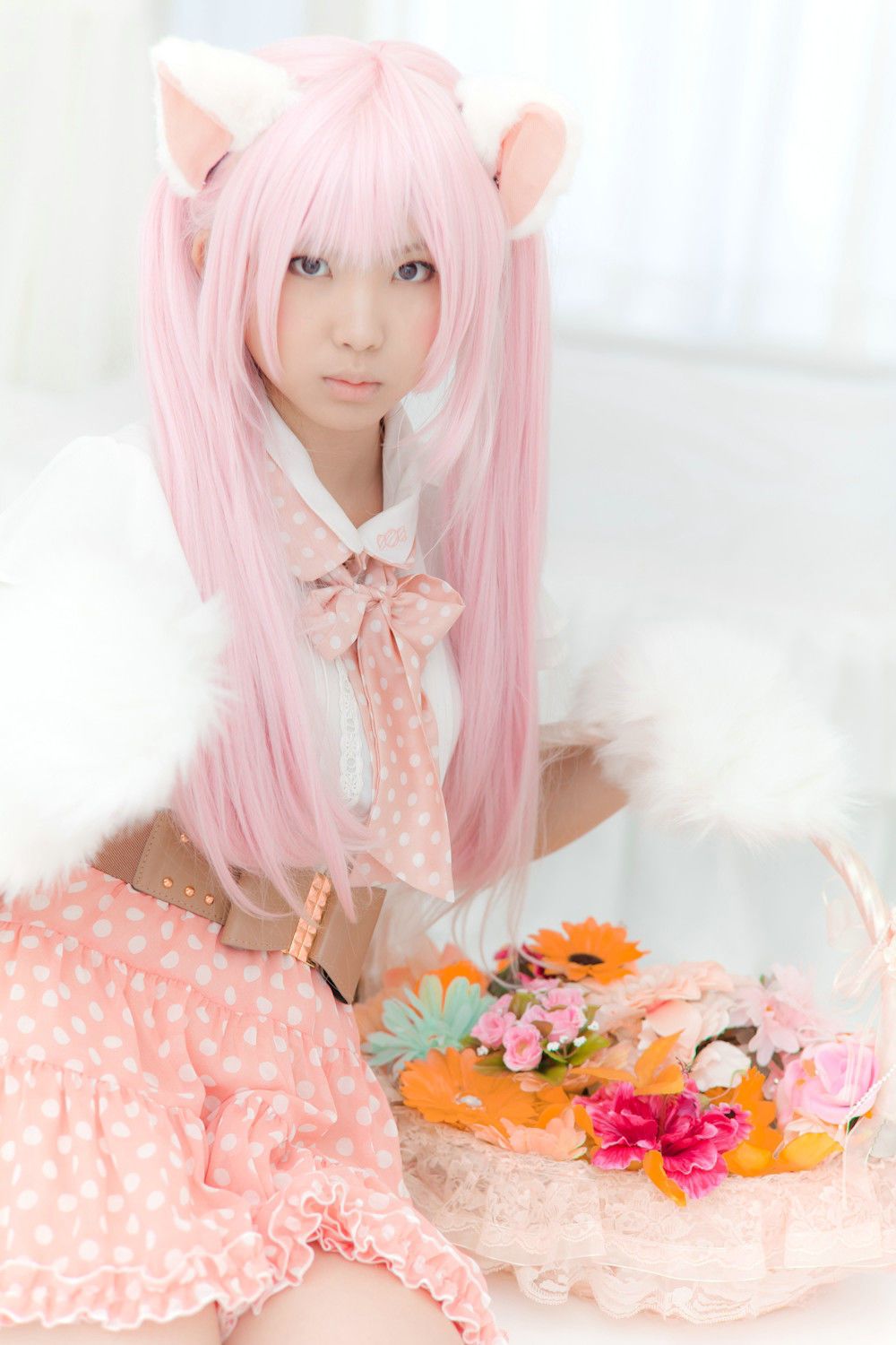 Enako(えなこ)  Necomimi (ネコ耳)(White)-图65