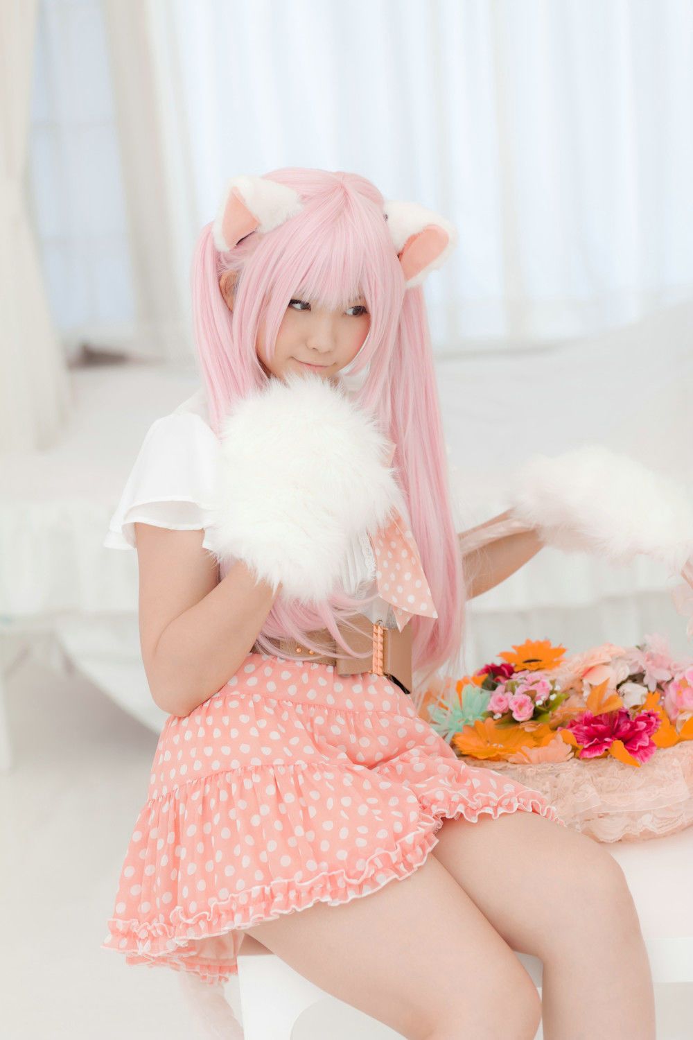 Enako(えなこ)  Necomimi (ネコ耳)(White)-图66